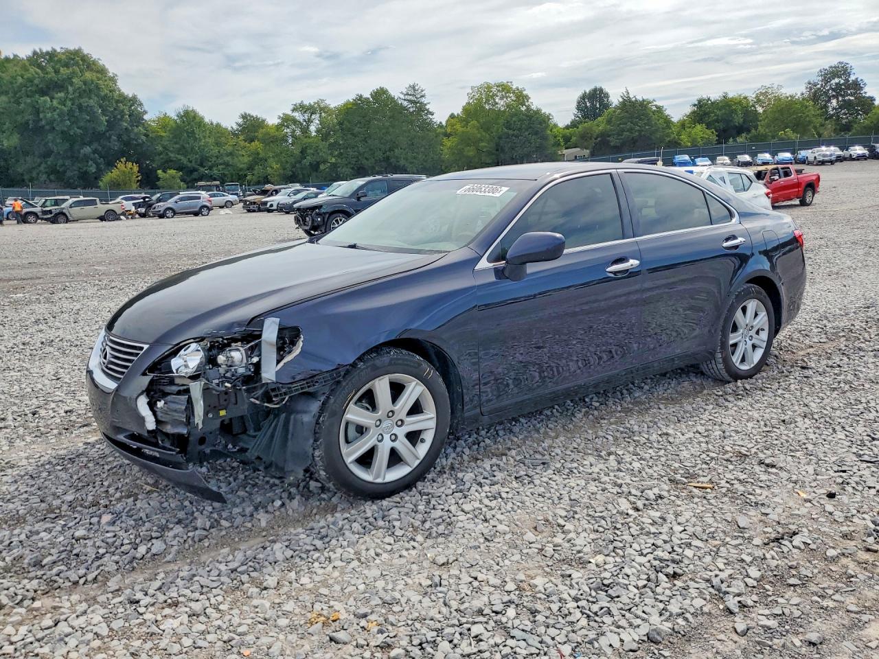 2008 Lexus Es 350 Black vin: JTHBJ46G182211515