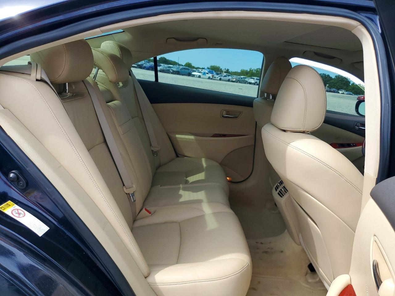 2008 Lexus Es 350 Black vin: JTHBJ46G182211515