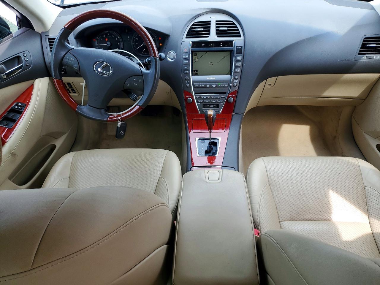 2008 Lexus Es 350 Black vin: JTHBJ46G182211515