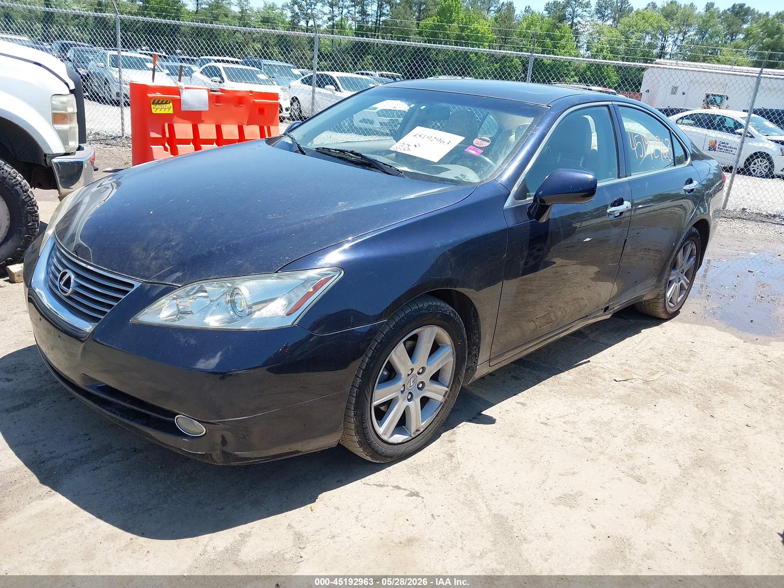 2008 Lexus Es 350   Blue vin: JTHBJ46G182220523