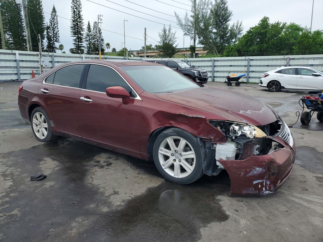 2008 Lexus Es 350 Красный vin: JTHBJ46G182233191