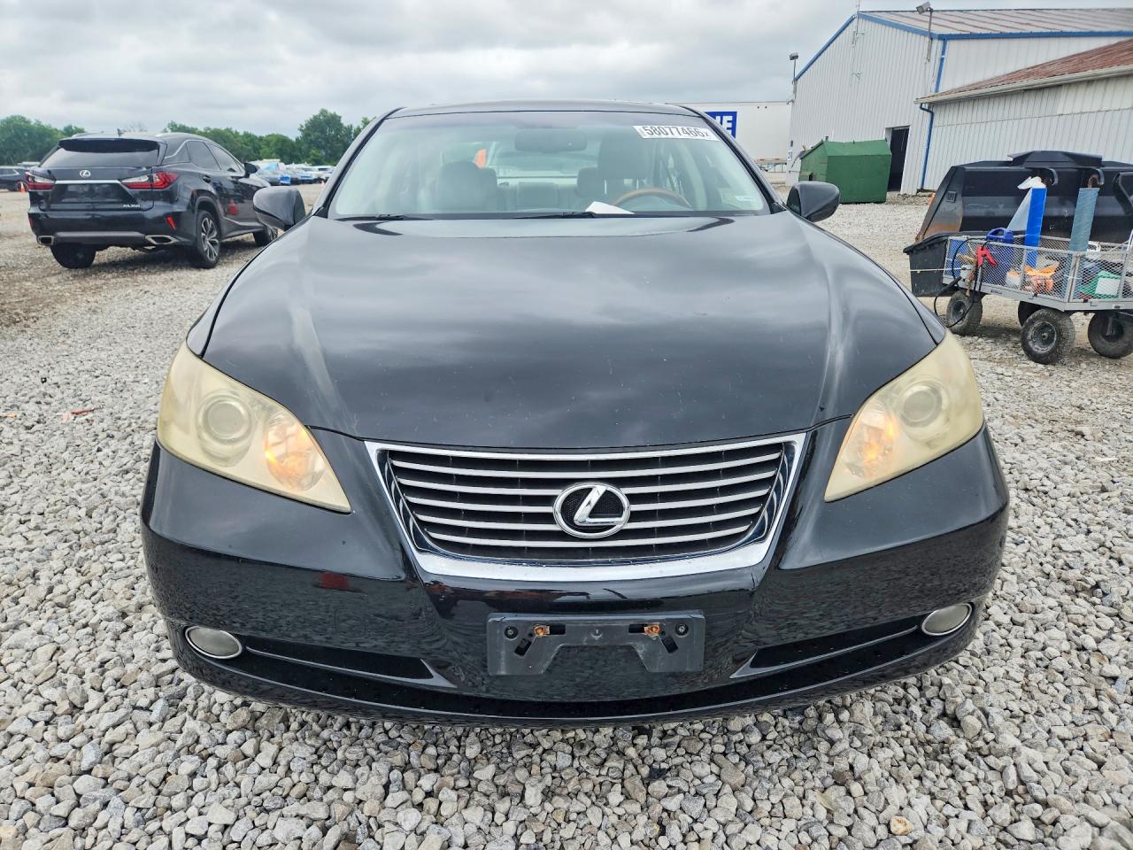 2008 Lexus Es 350 Black vin: JTHBJ46G182236625