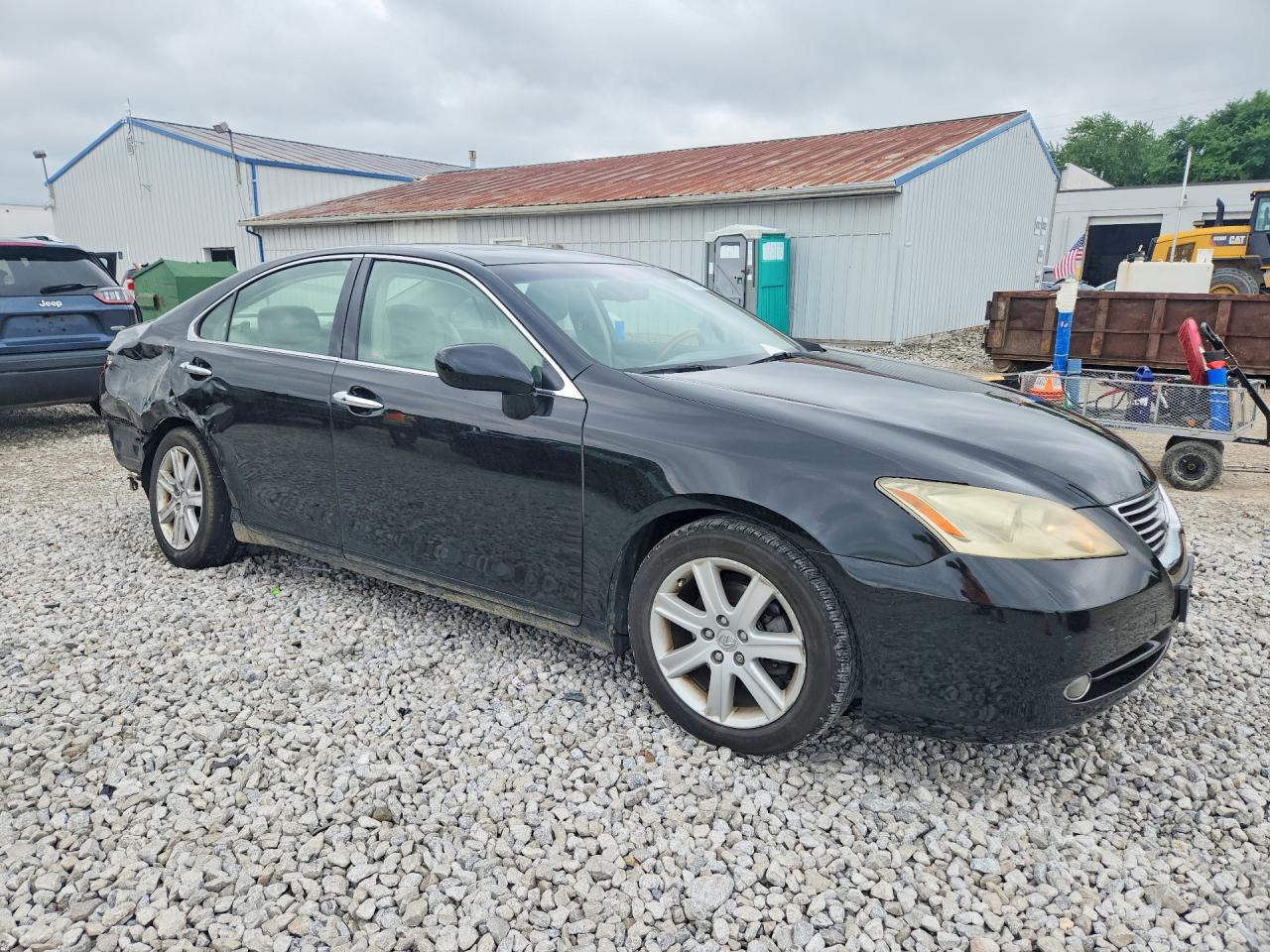 2008 Lexus Es 350 Black vin: JTHBJ46G182236625
