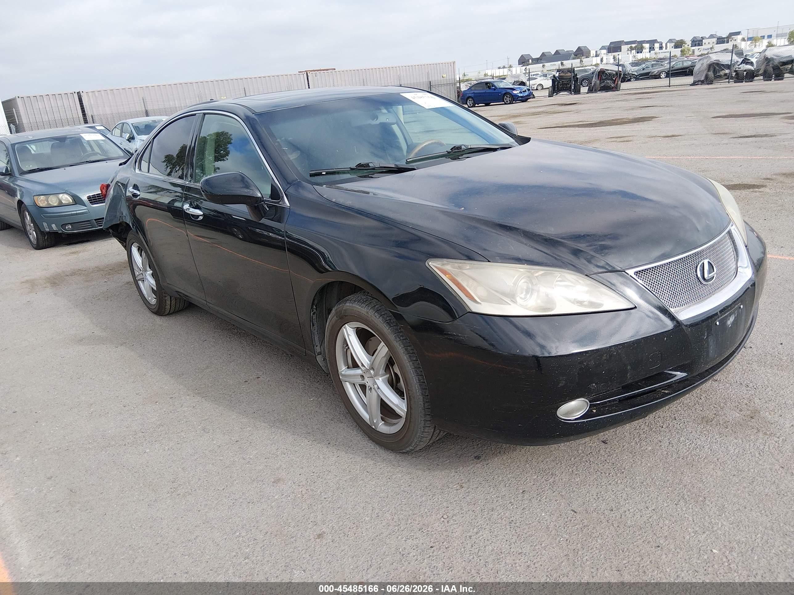 2008 Lexus Es 350   Черный vin: JTHBJ46G182242389