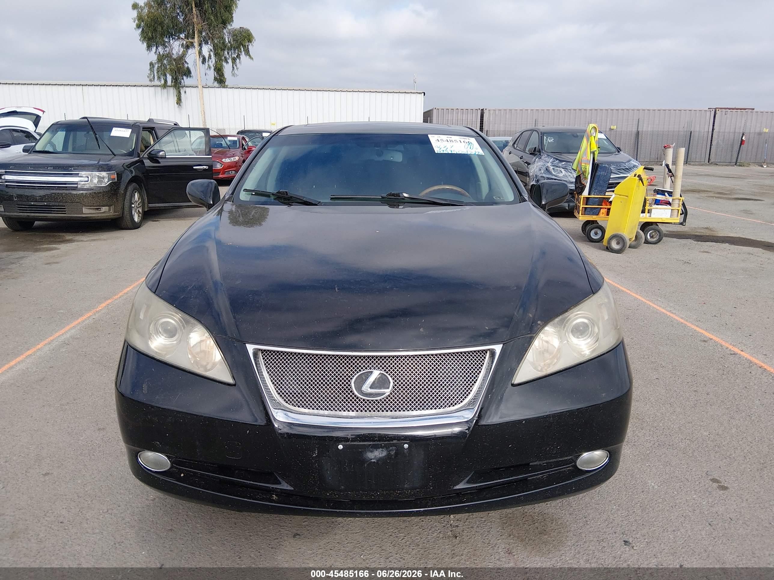 2008 Lexus Es 350   Черный vin: JTHBJ46G182242389