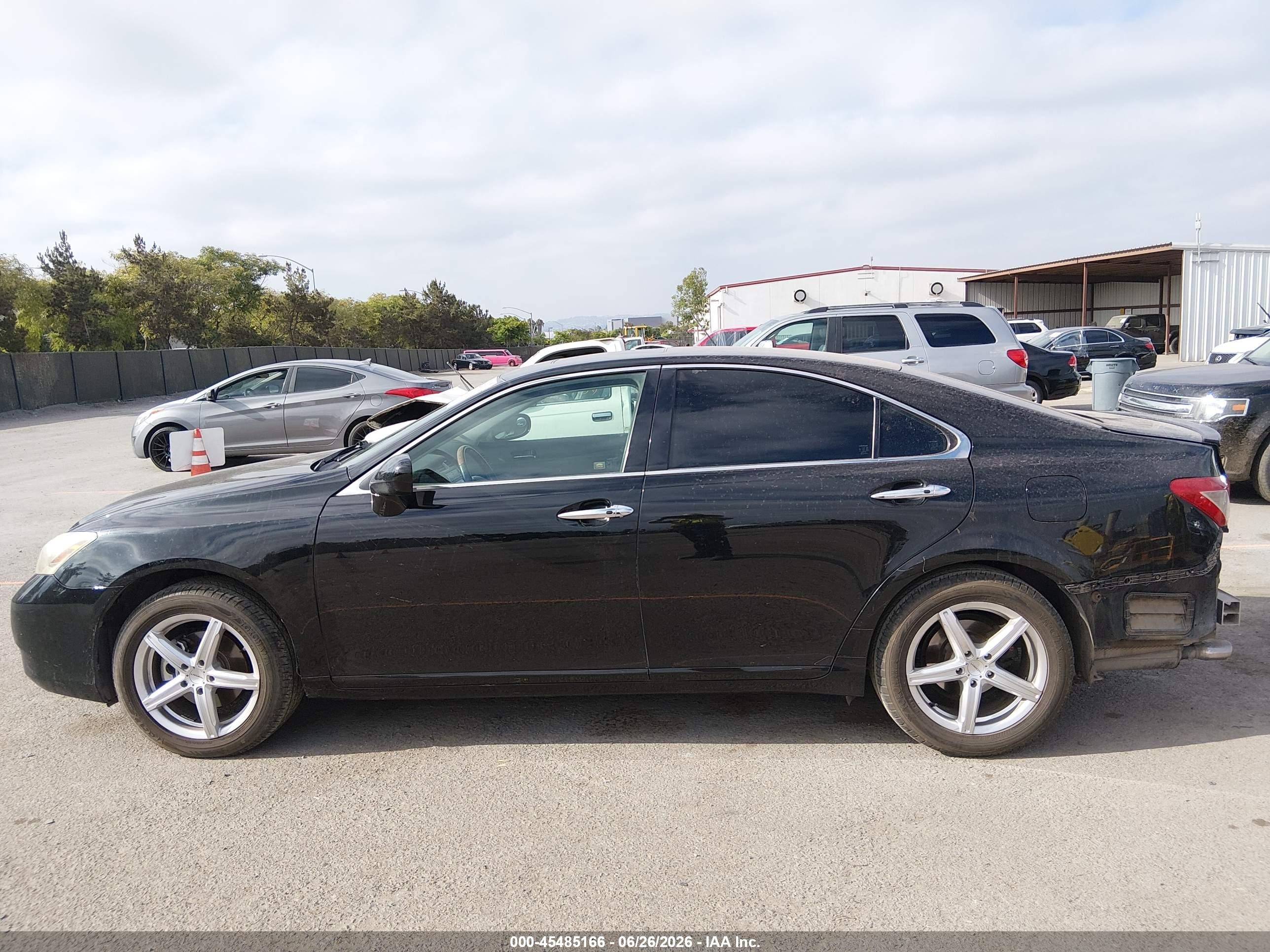 2008 Lexus Es 350   Черный vin: JTHBJ46G182242389