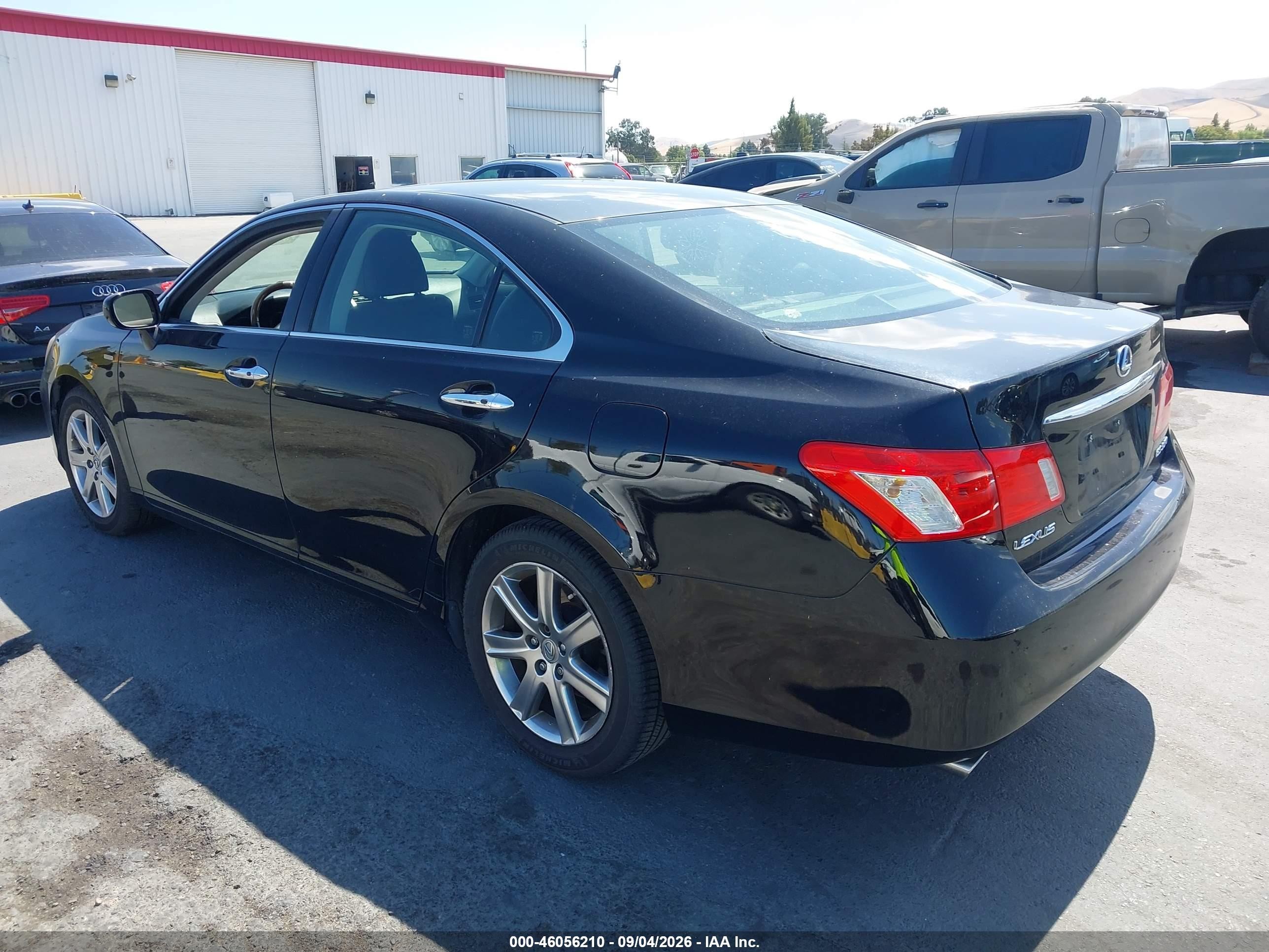 2008 Lexus Es 350   Black vin: JTHBJ46G182252114