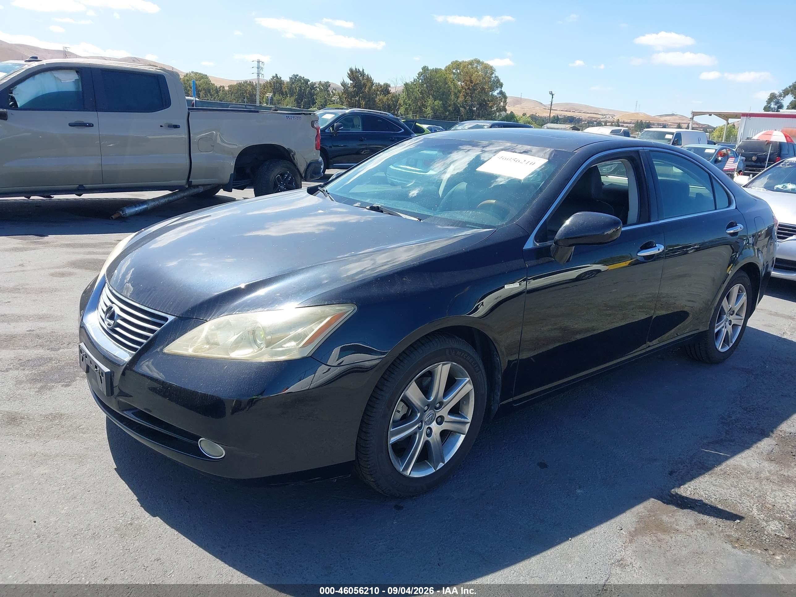 2008 Lexus Es 350   Black vin: JTHBJ46G182252114