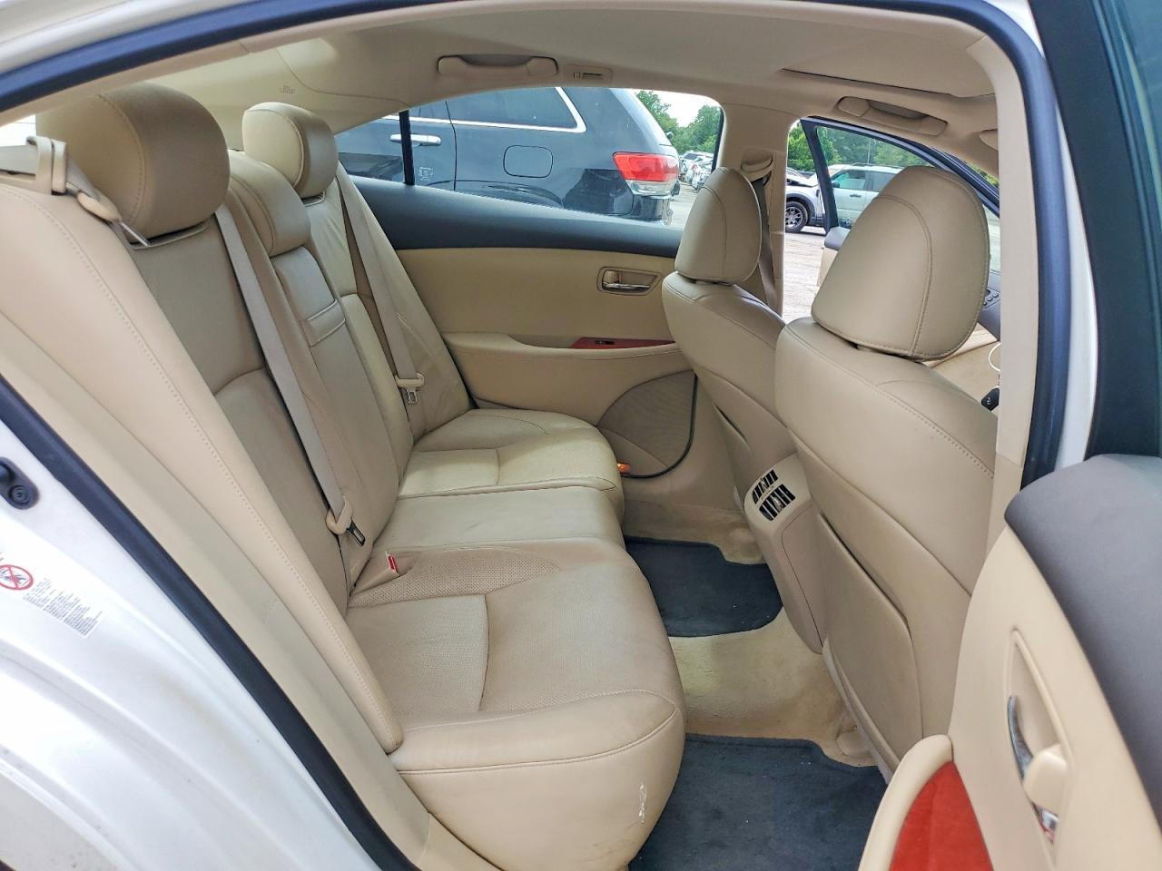 2008 Lexus Es 350 White vin: JTHBJ46G182258558
