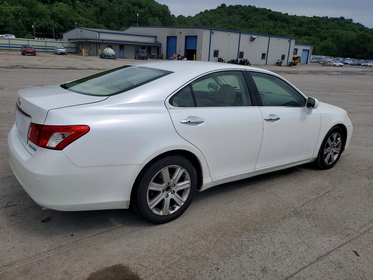 2008 Lexus Es 350 White vin: JTHBJ46G182258558