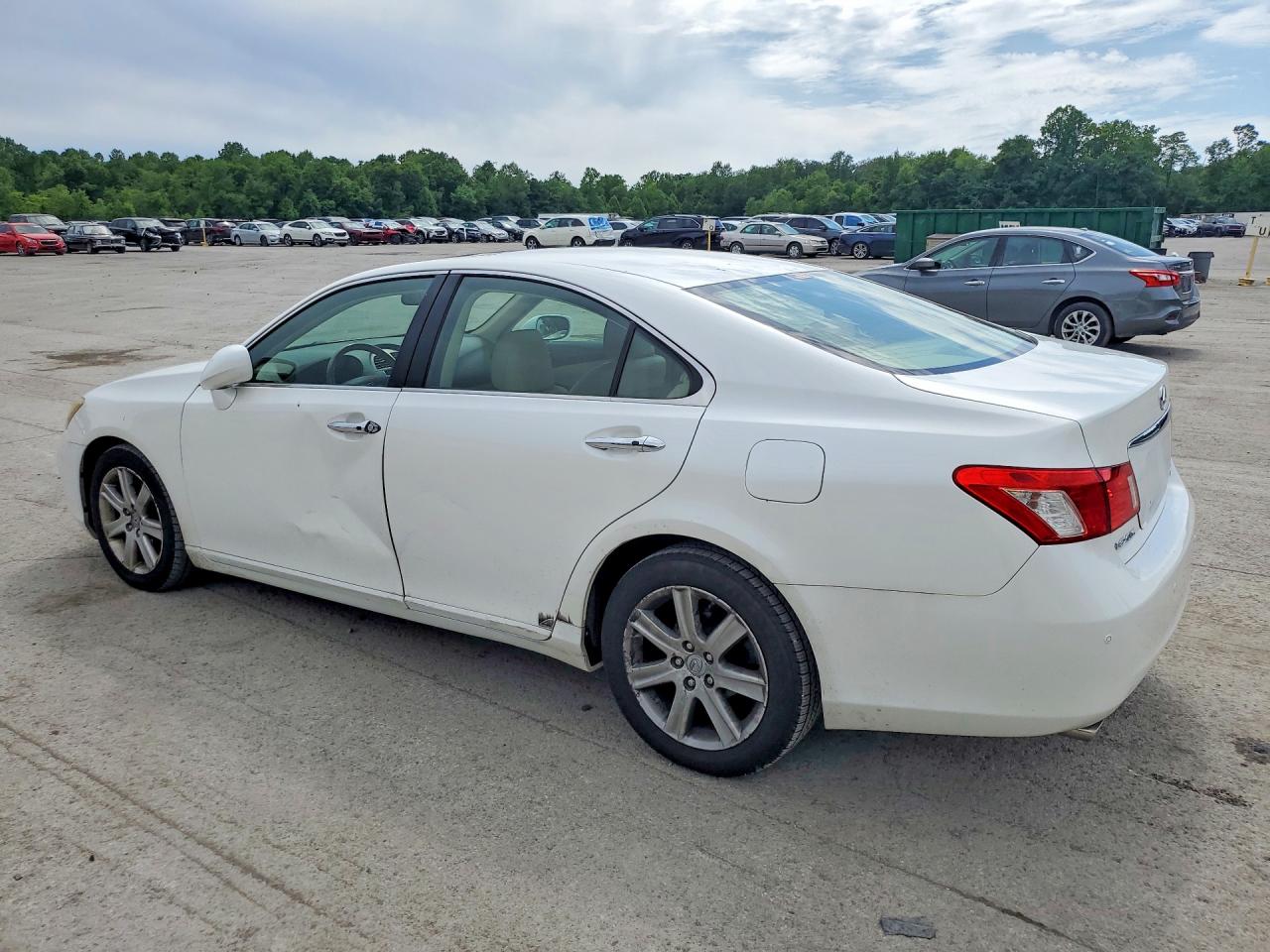 2008 Lexus Es 350 White vin: JTHBJ46G182258558