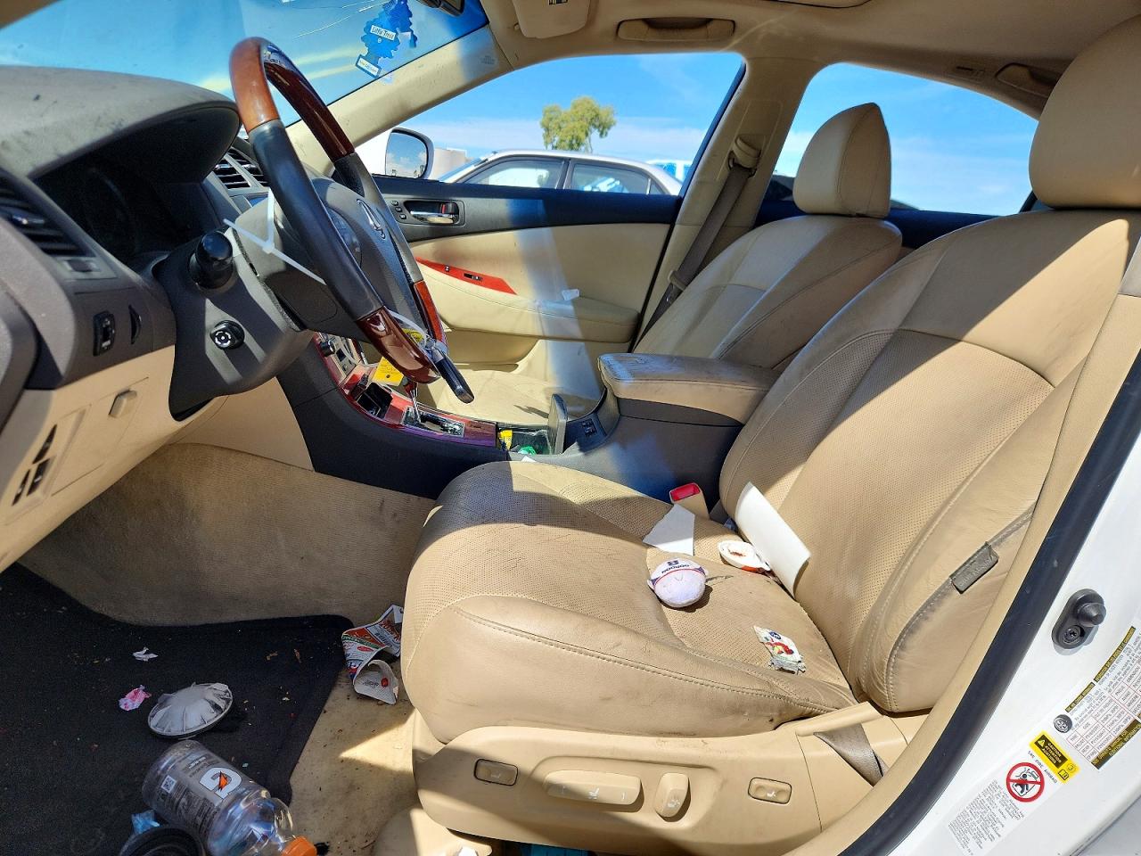 2008 Lexus Es 350 Белый vin: JTHBJ46G182259001