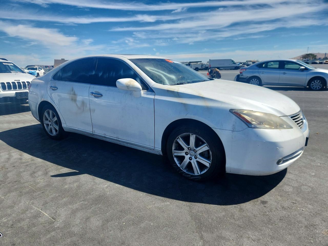 2008 Lexus Es 350 Белый vin: JTHBJ46G182259001