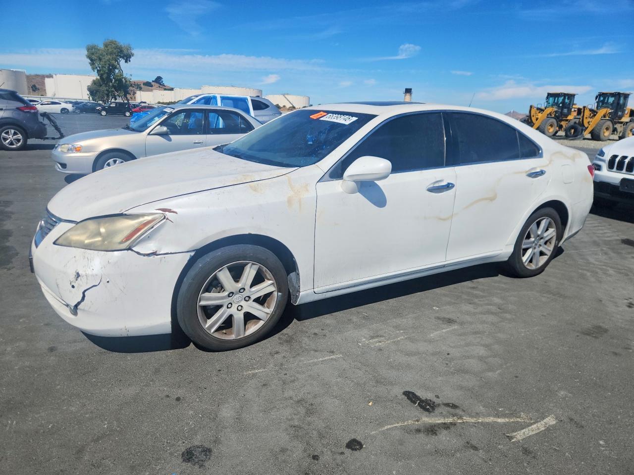 2008 Lexus Es 350 Белый vin: JTHBJ46G182259001