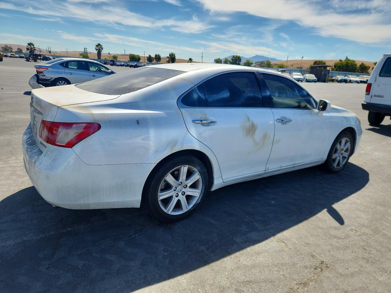 2008 Lexus Es 350 Белый vin: JTHBJ46G182259001