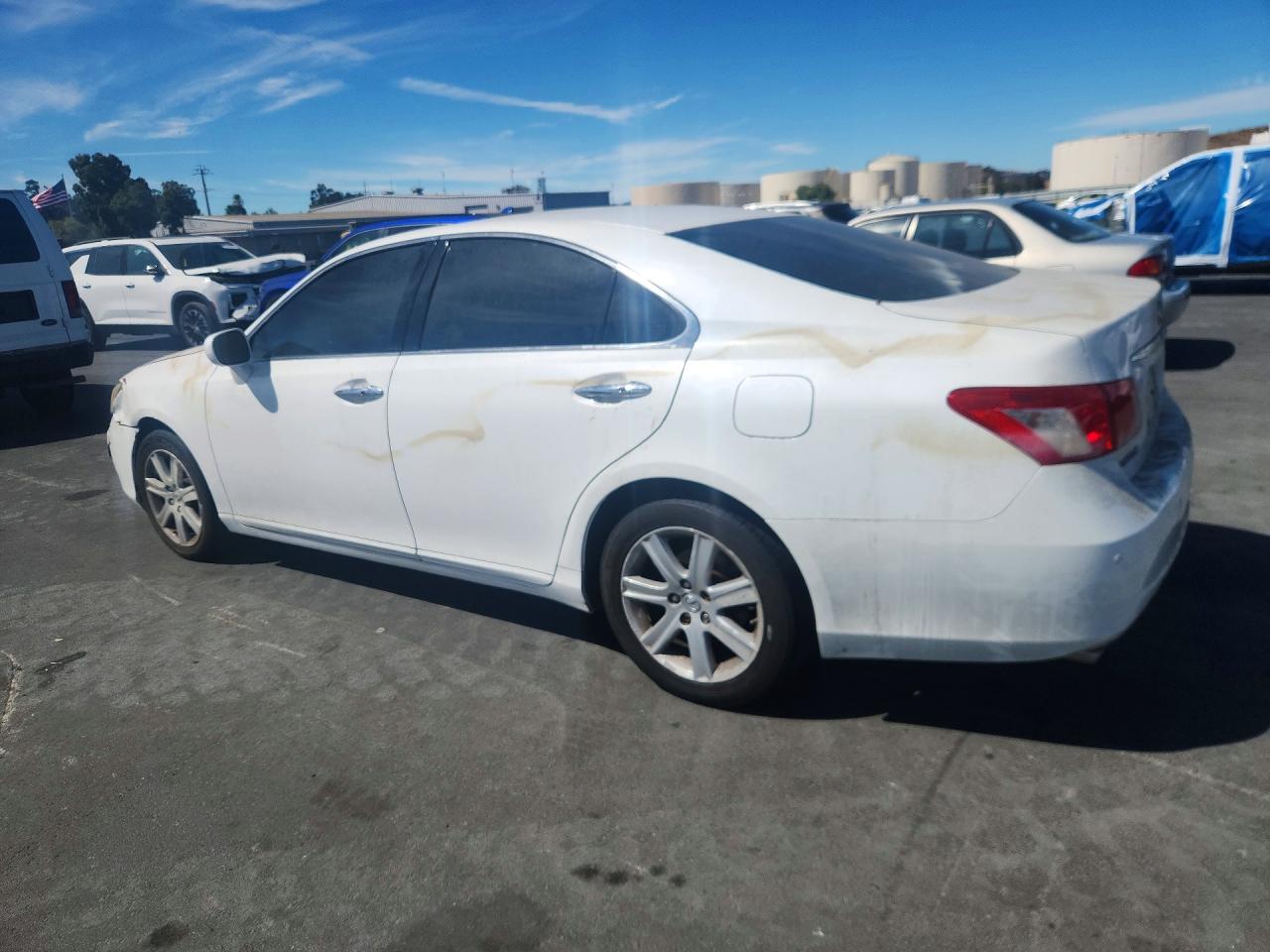 2008 Lexus Es 350 Белый vin: JTHBJ46G182259001
