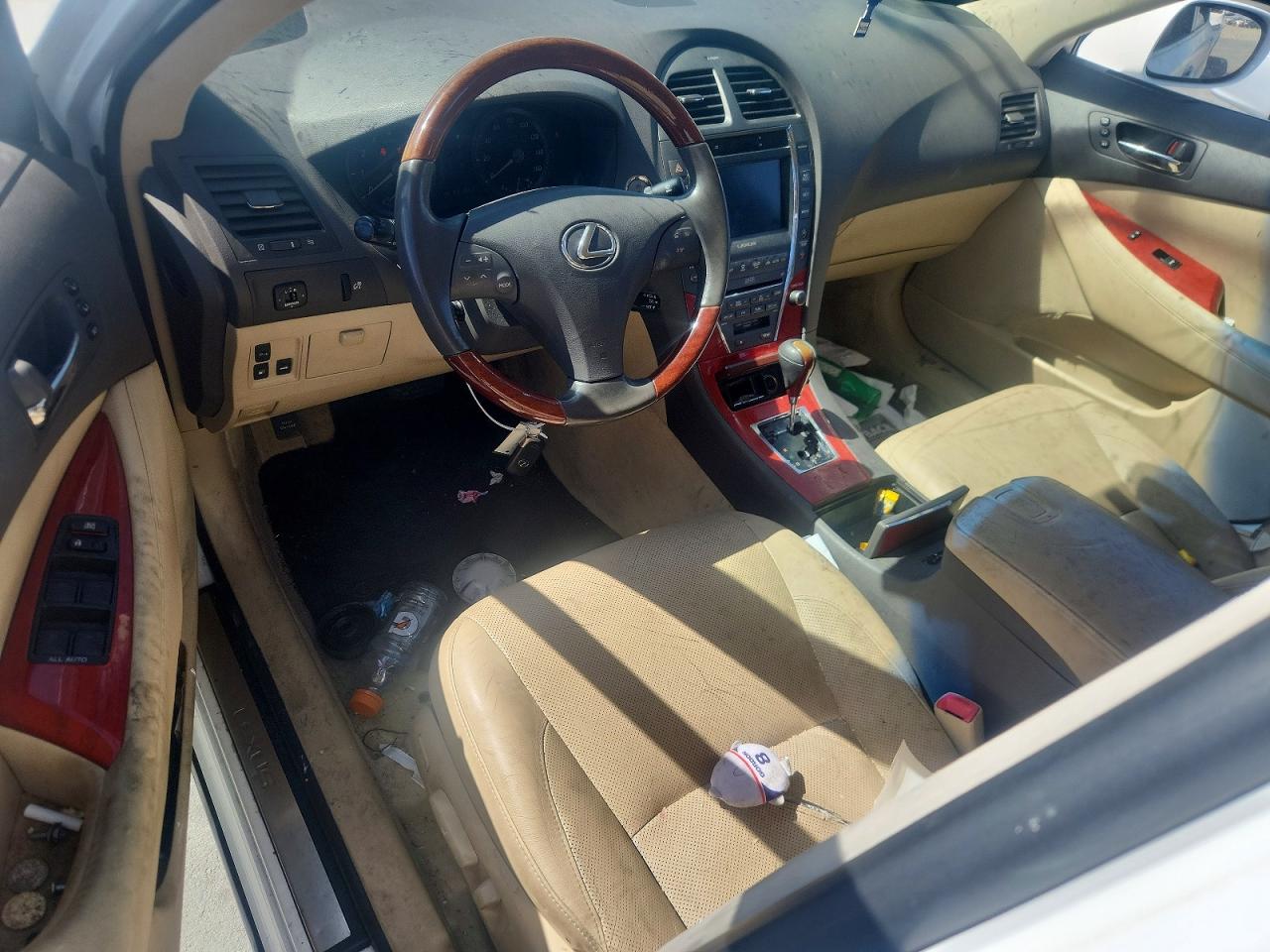2008 Lexus Es 350 Белый vin: JTHBJ46G182259001