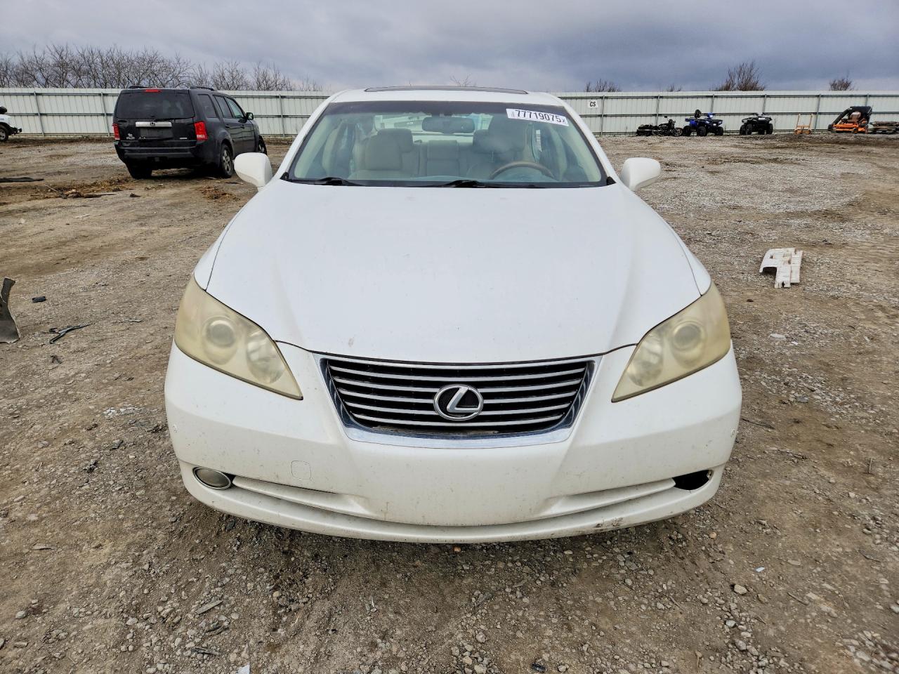 2008 Lexus Es 350 White vin: JTHBJ46G182260150