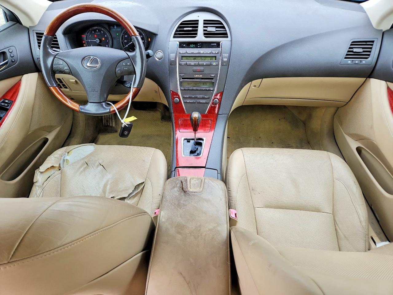 2008 Lexus Es 350 White vin: JTHBJ46G182260150