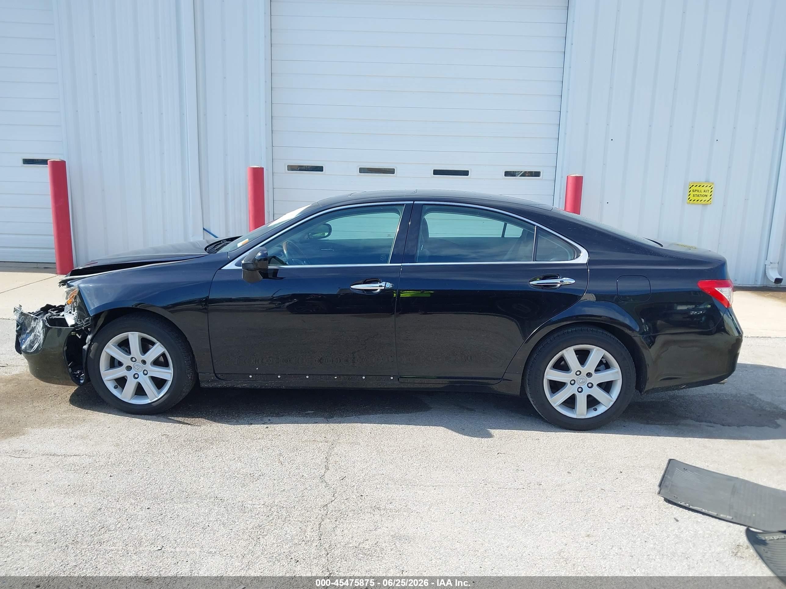 2008 Lexus Es 350   Black vin: JTHBJ46G182261735