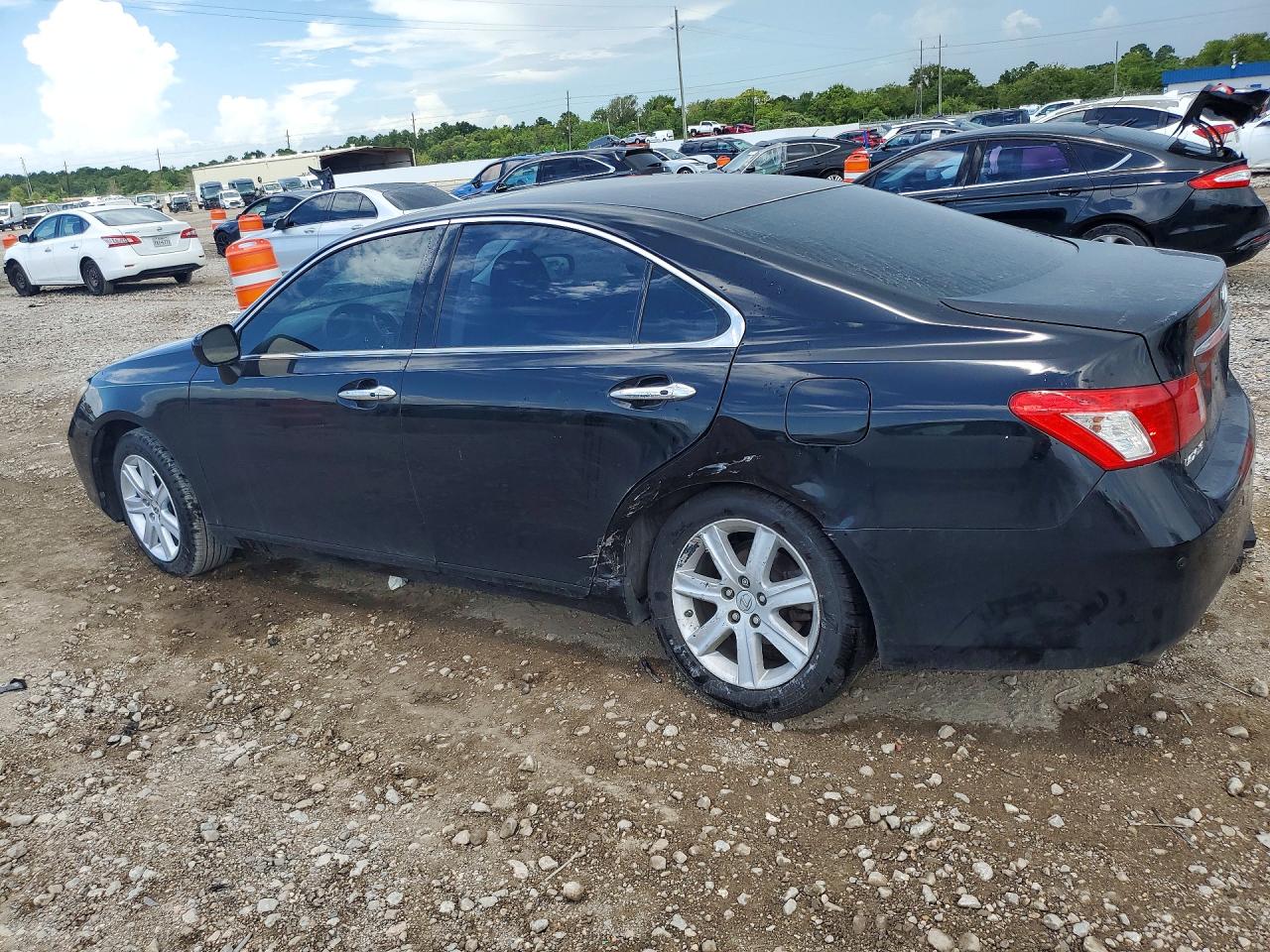 2008 Lexus Es 350 Black vin: JTHBJ46G182269222