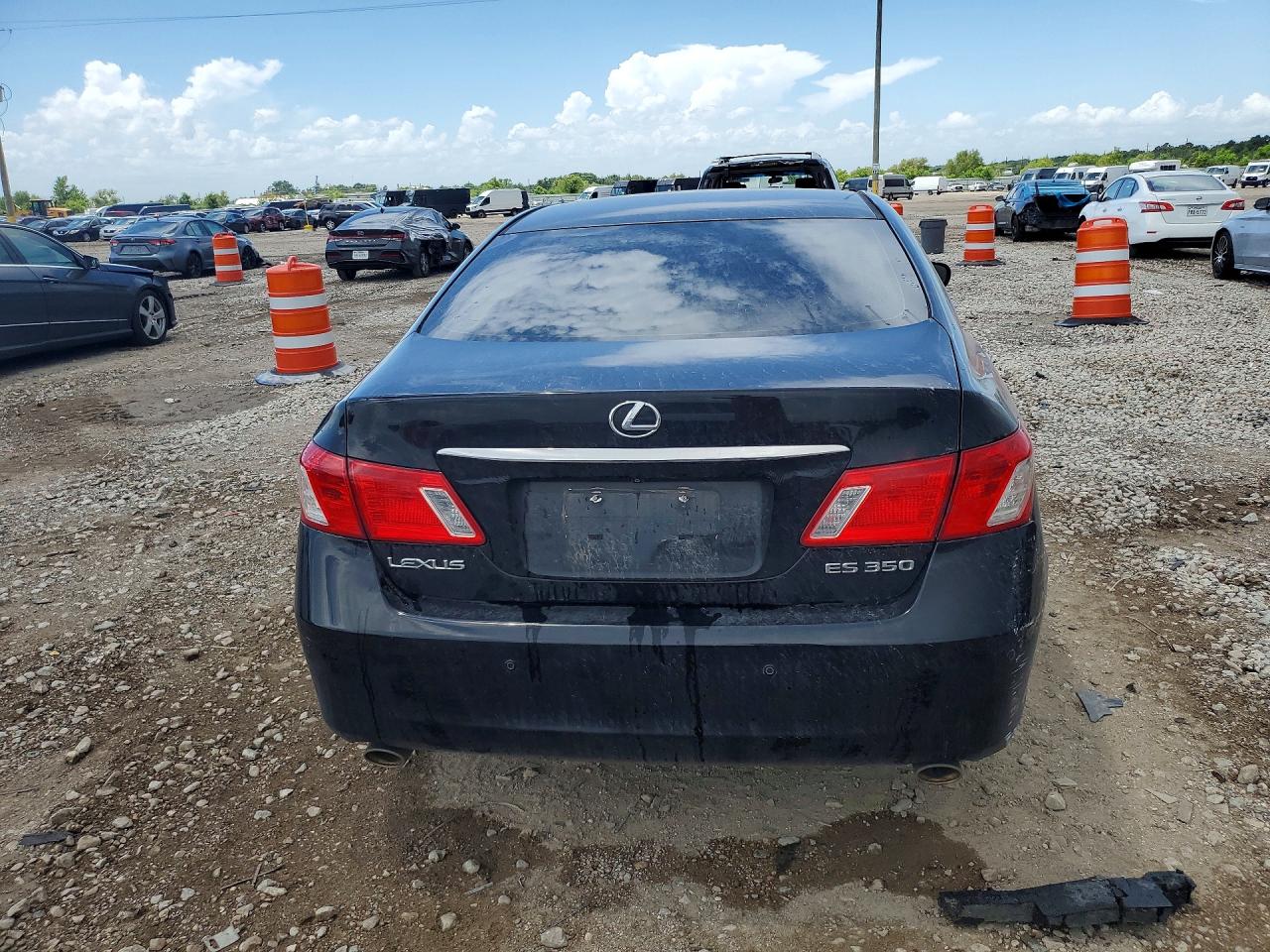 2008 Lexus Es 350 Black vin: JTHBJ46G182269222