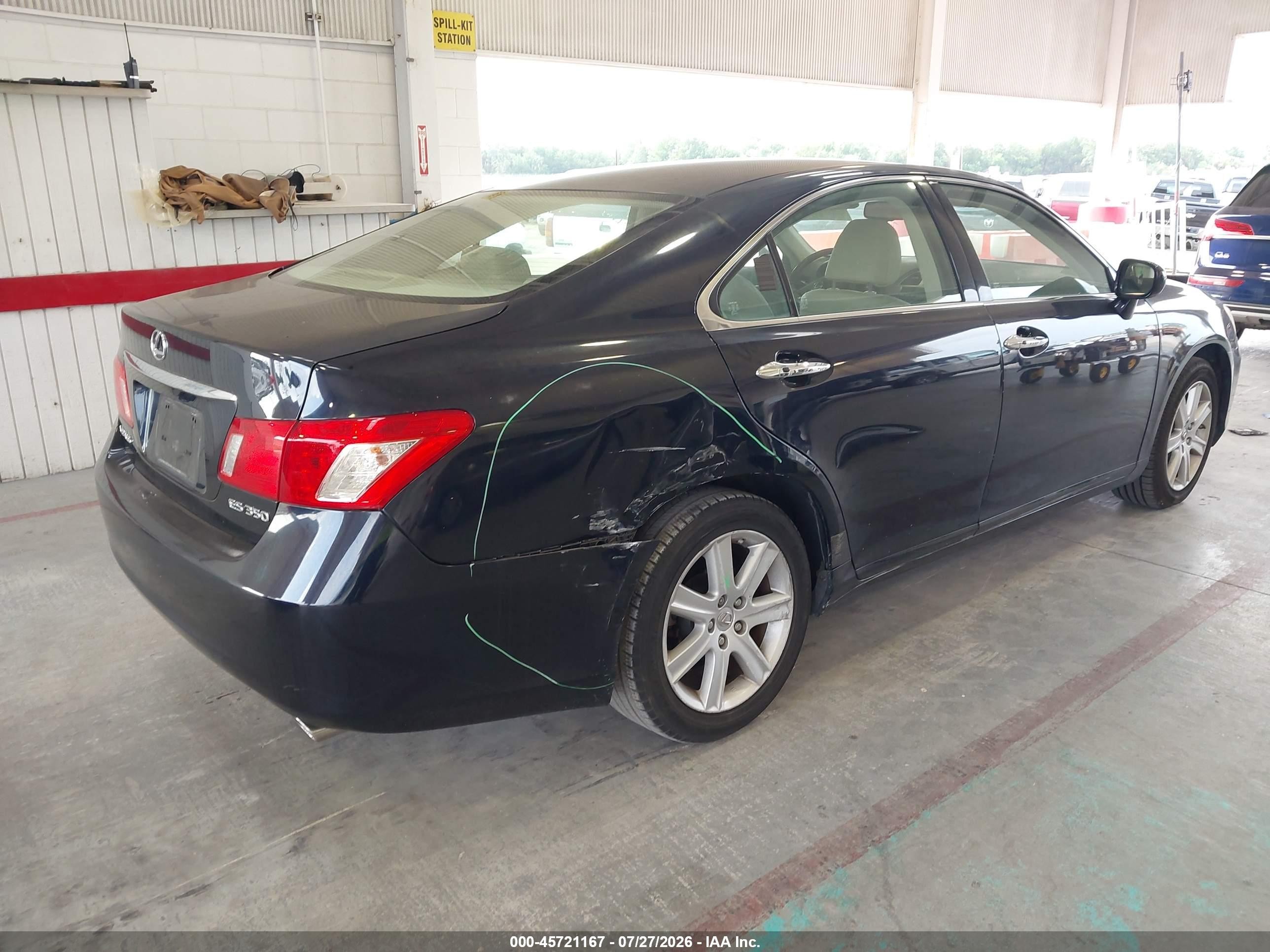 2008 Lexus Es 350   Blue vin: JTHBJ46G182273691