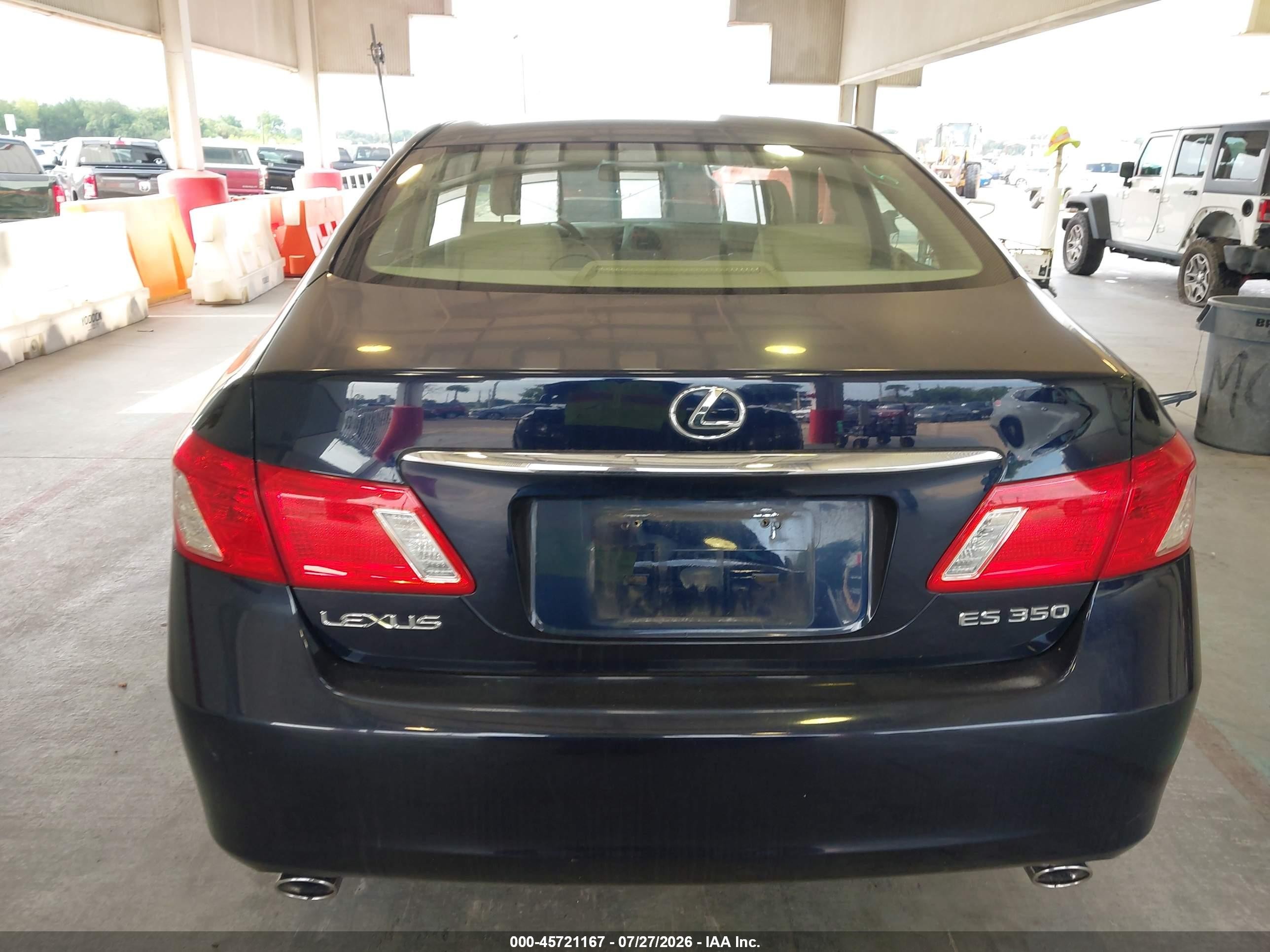 2008 Lexus Es 350   Blue vin: JTHBJ46G182273691