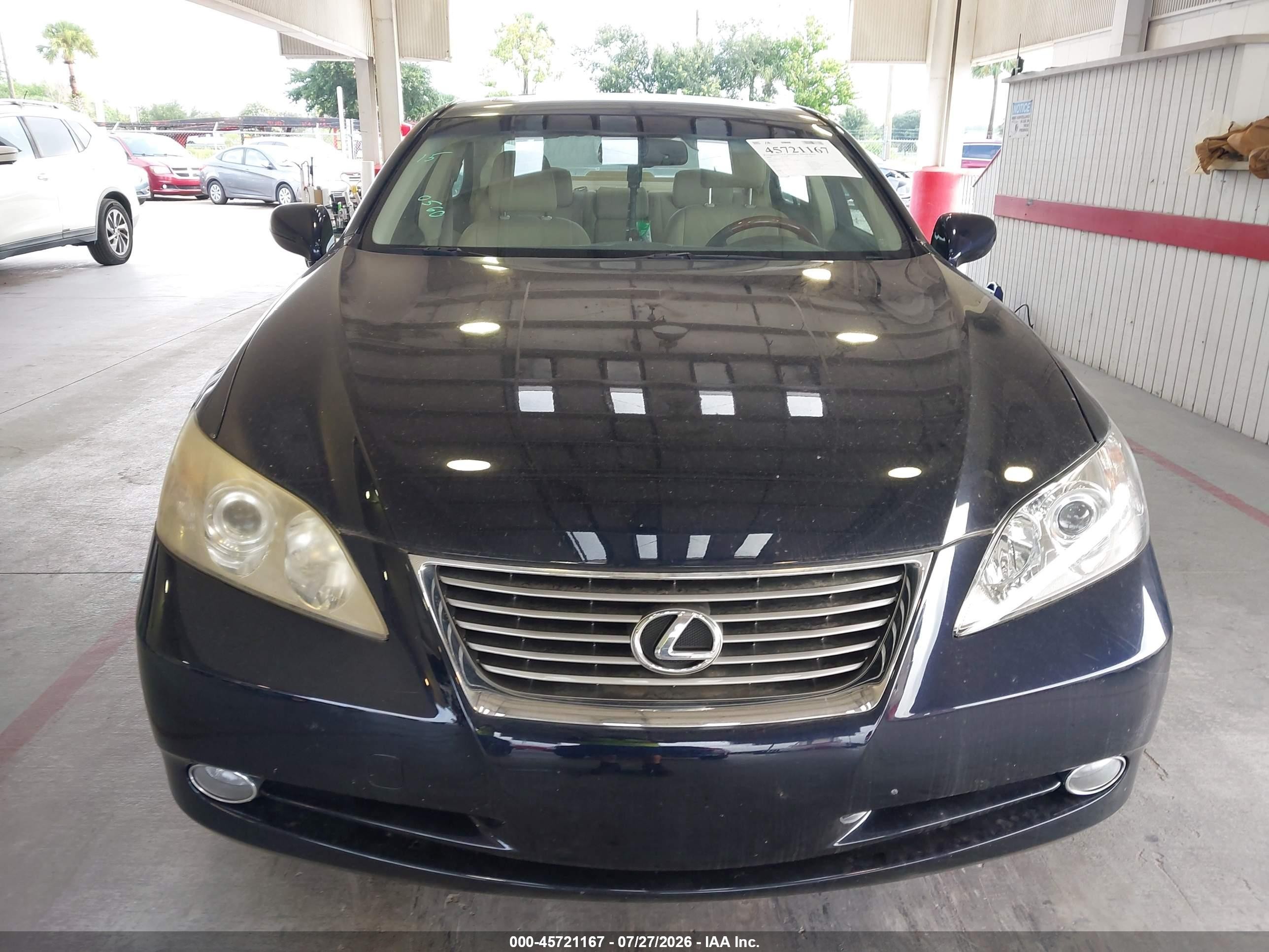 2008 Lexus Es 350   Blue vin: JTHBJ46G182273691