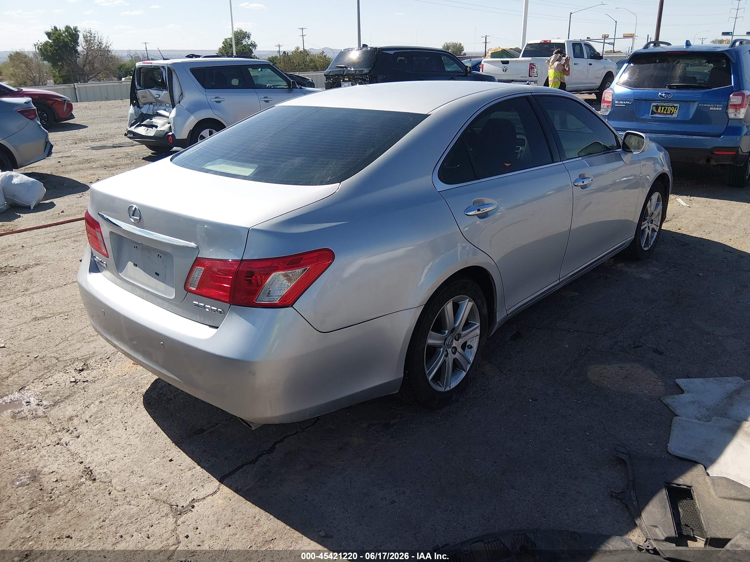 2009 Lexus Es 350 Silver vin: JTHBJ46G192274633
