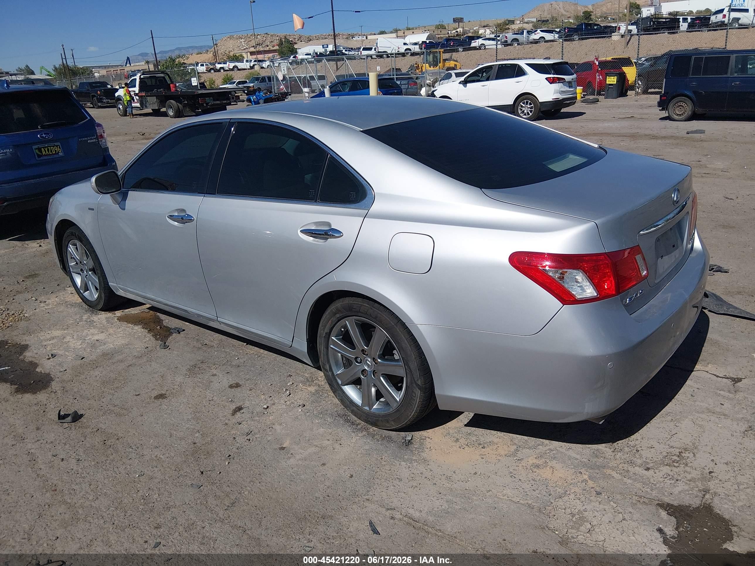 2009 Lexus Es 350 Silver vin: JTHBJ46G192274633