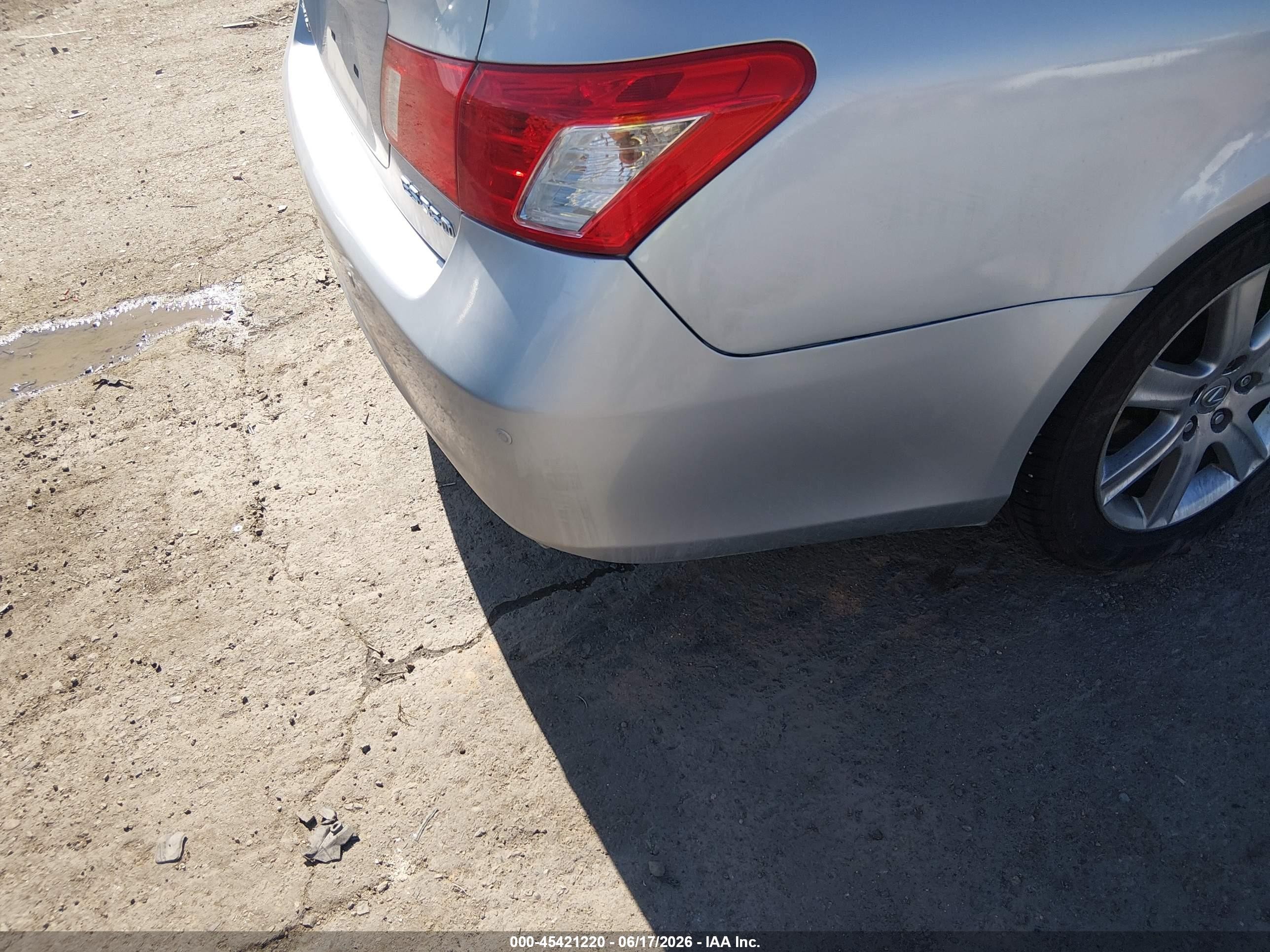 2009 Lexus Es 350 Silver vin: JTHBJ46G192274633