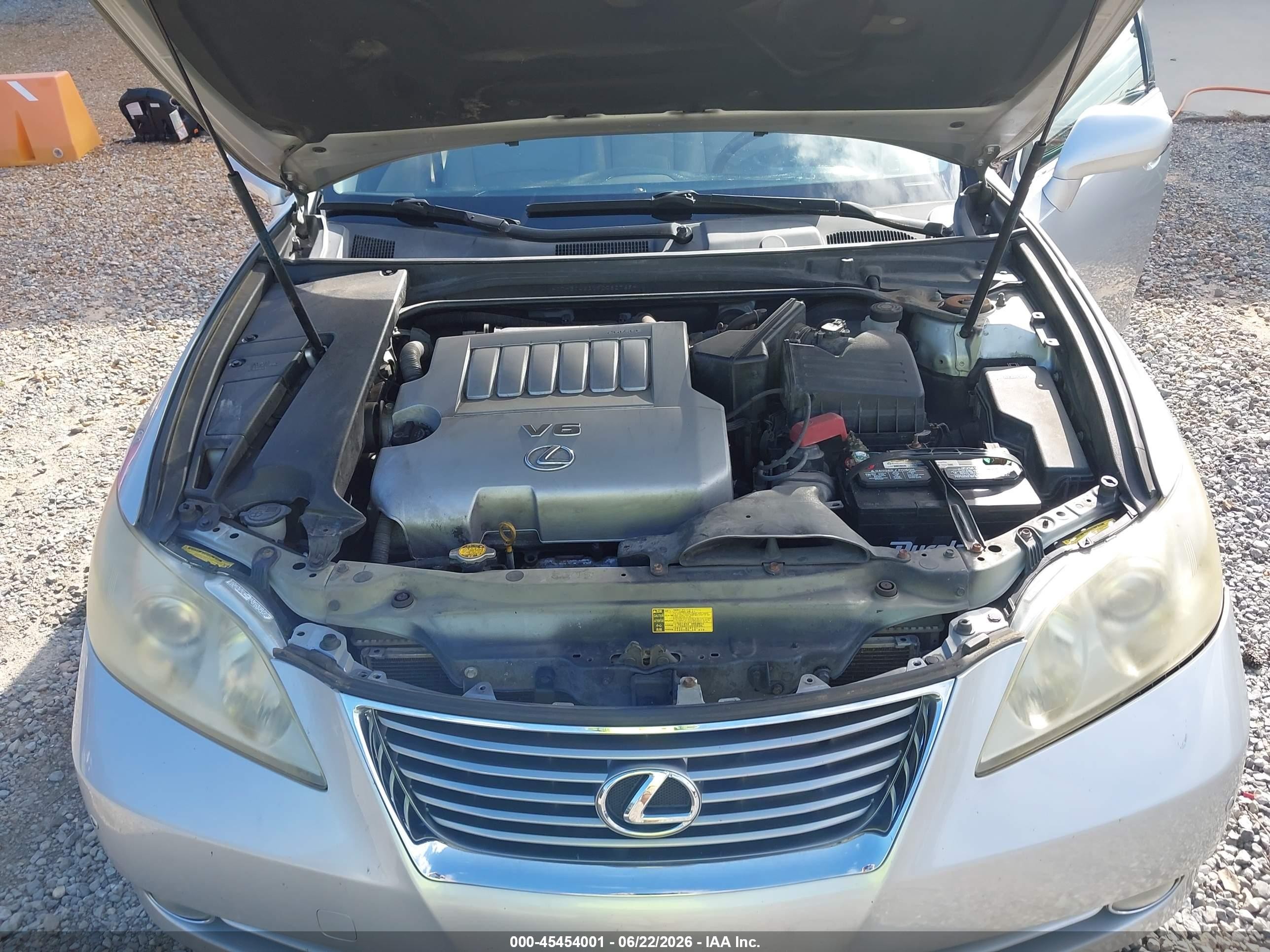 2009 Lexus Es 350   Silver vin: JTHBJ46G192280769