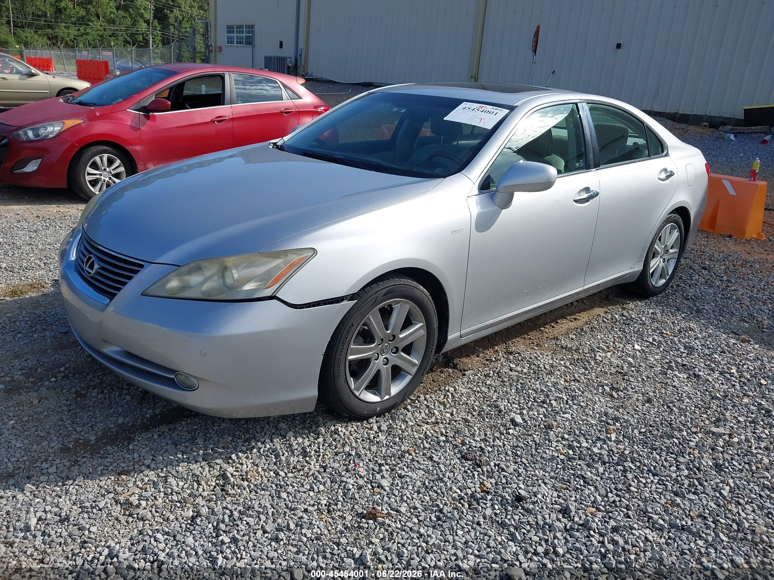 2009 Lexus Es 350   Silver vin: JTHBJ46G192280769