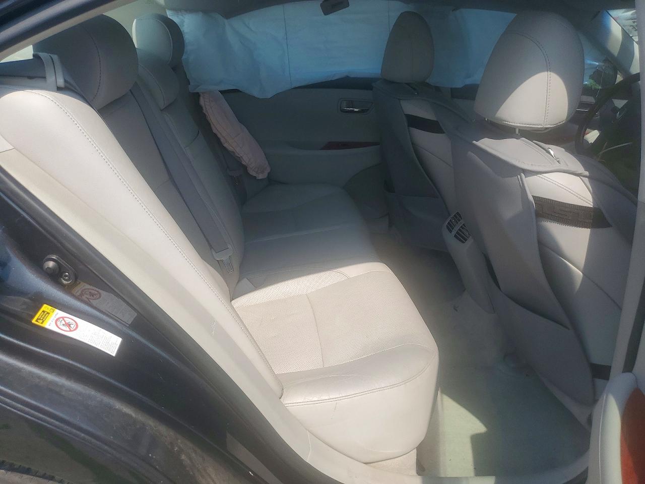2009 Lexus Es 350 Black vin: JTHBJ46G192288273