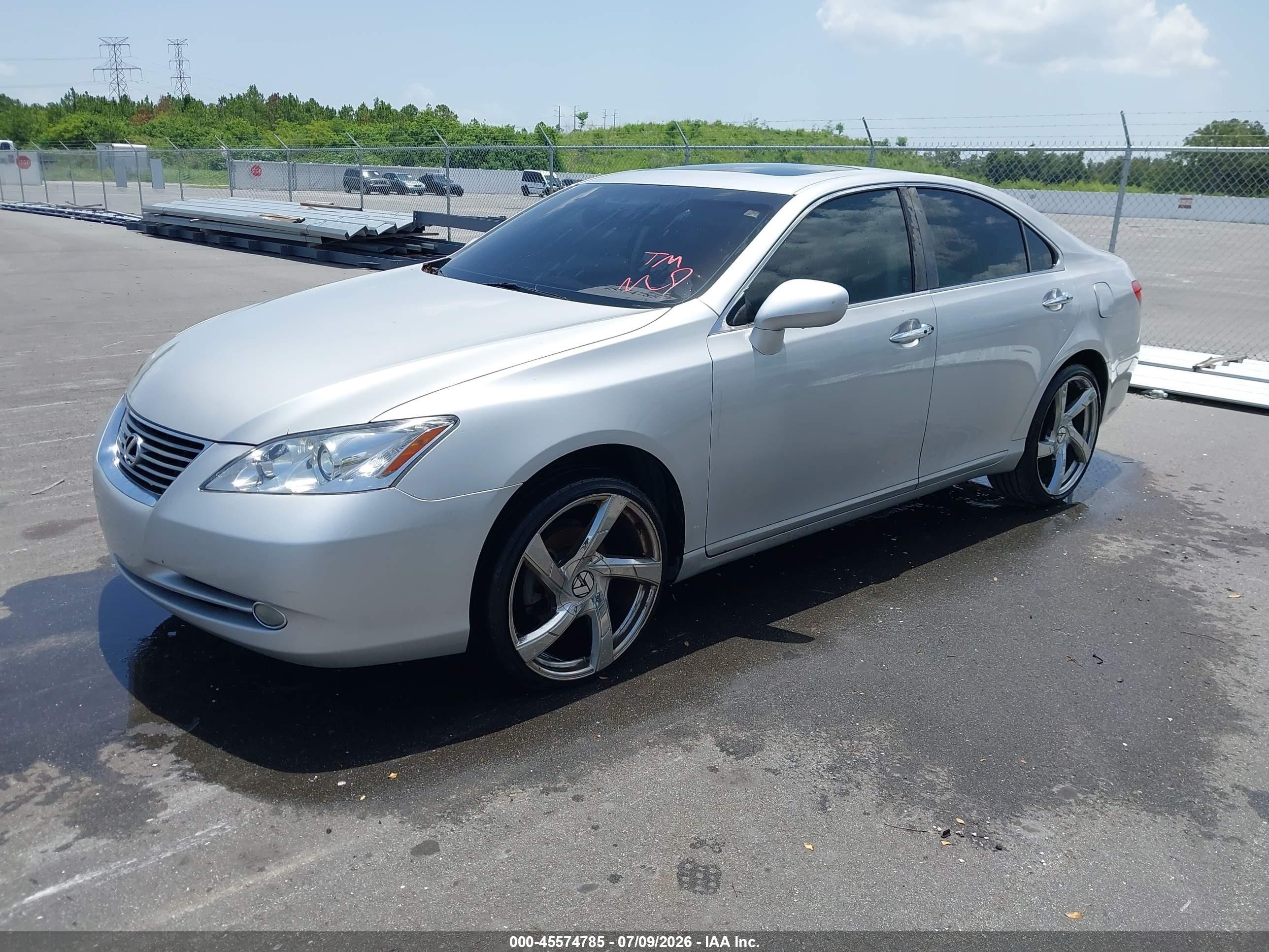 2009 Lexus Es 350   Silver vin: JTHBJ46G192292758