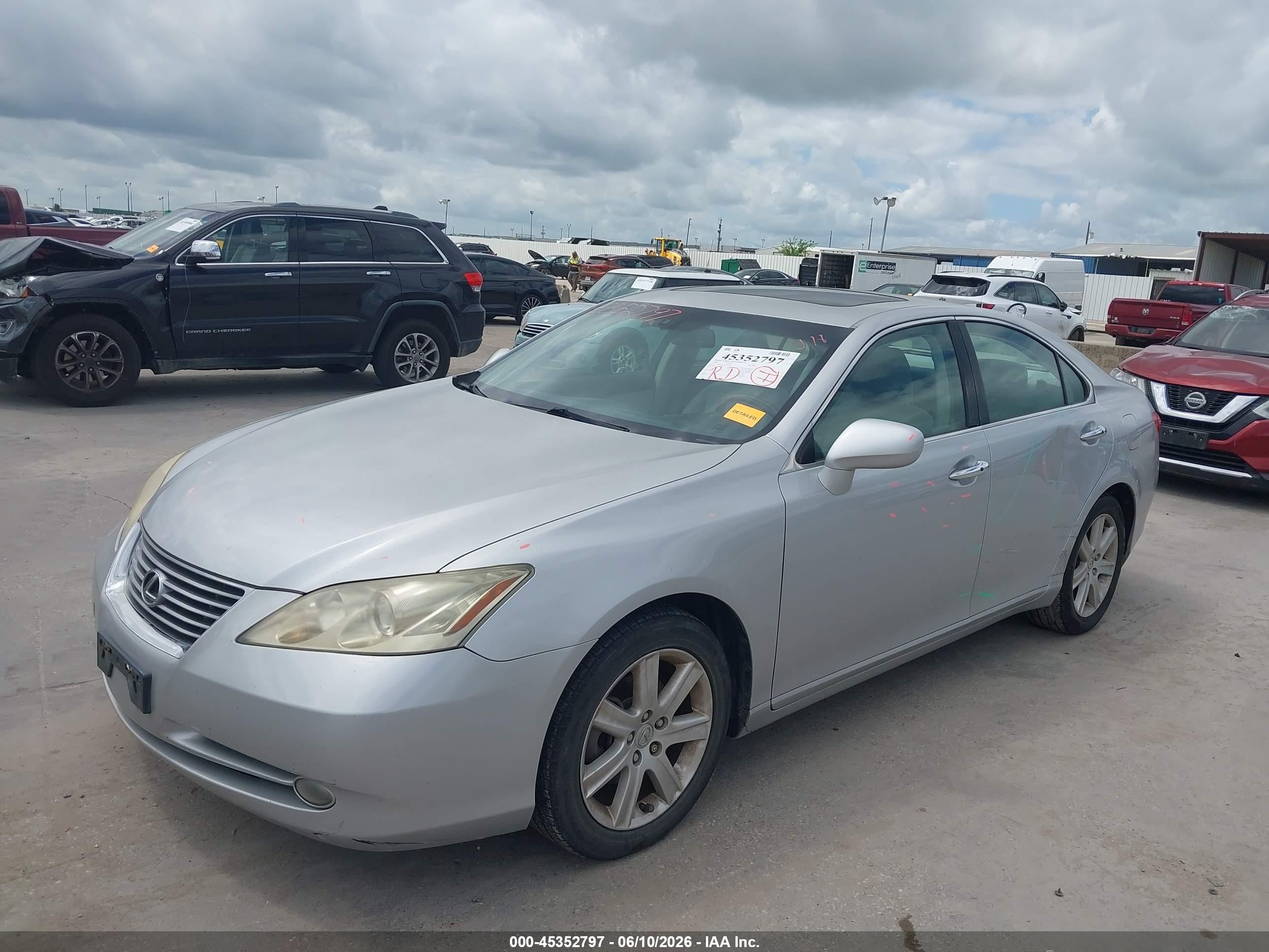 2009 Lexus Es 350   Silver vin: JTHBJ46G192305296