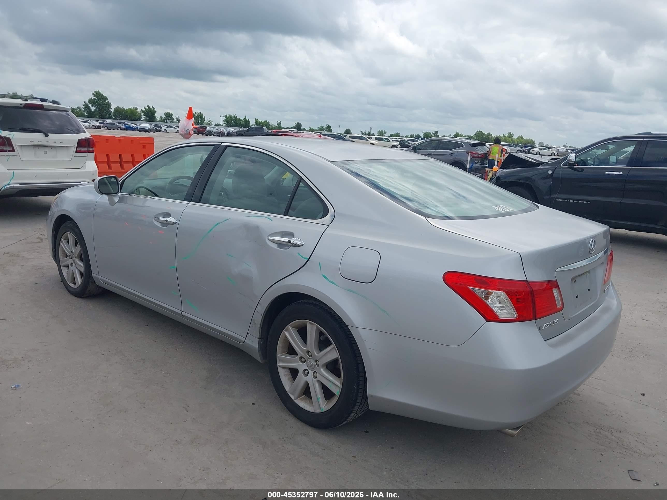 2009 Lexus Es 350   Silver vin: JTHBJ46G192305296