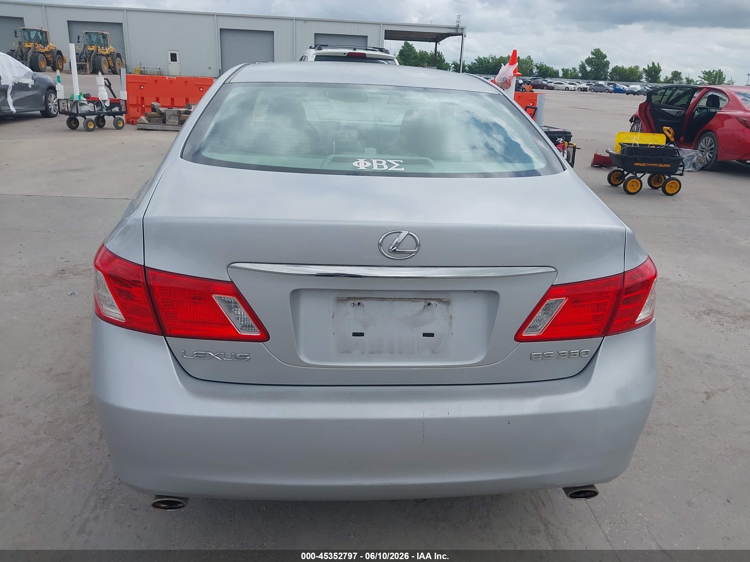 2009 Lexus Es 350   Silver vin: JTHBJ46G192305296