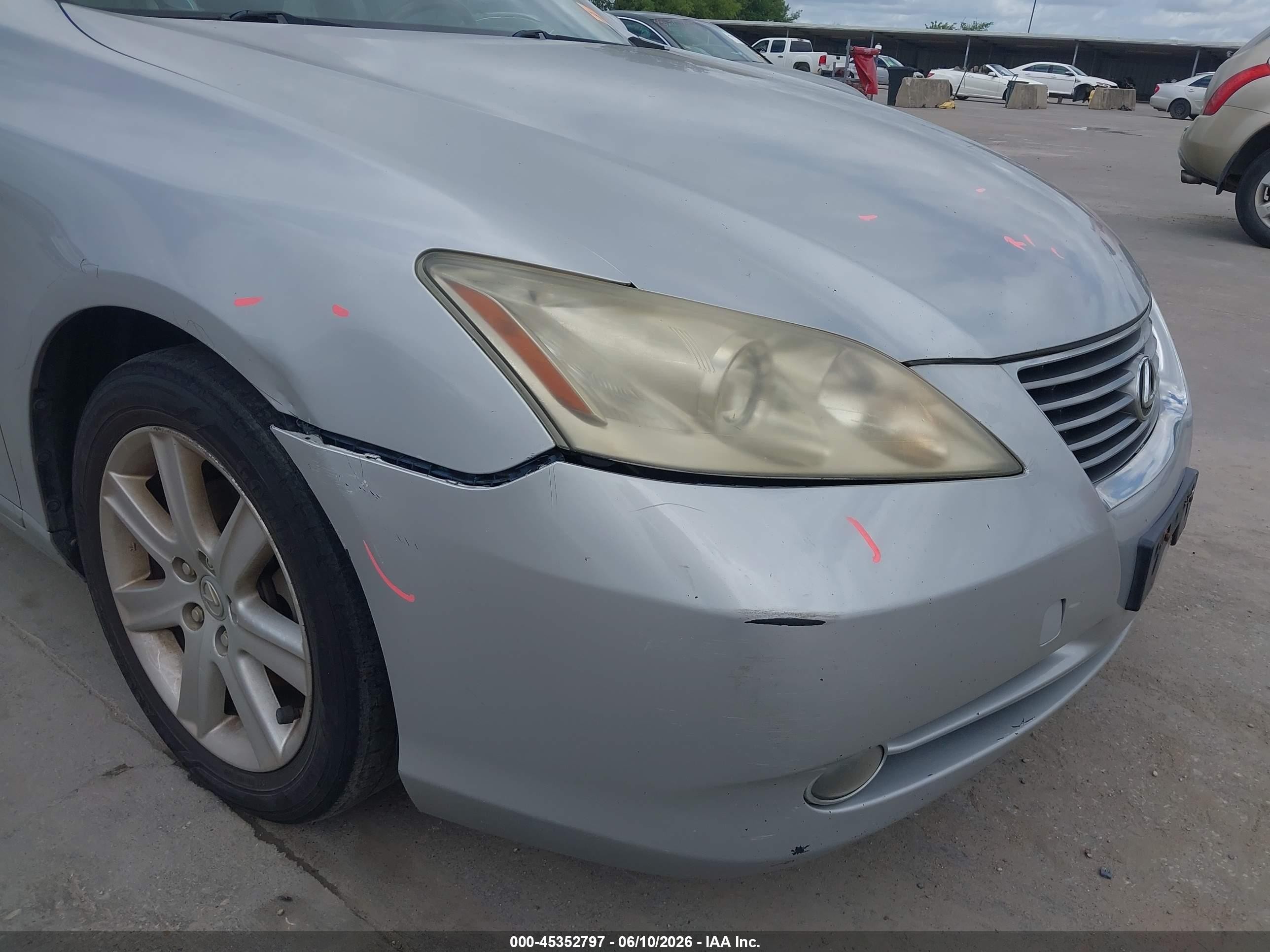 2009 Lexus Es 350   Silver vin: JTHBJ46G192305296