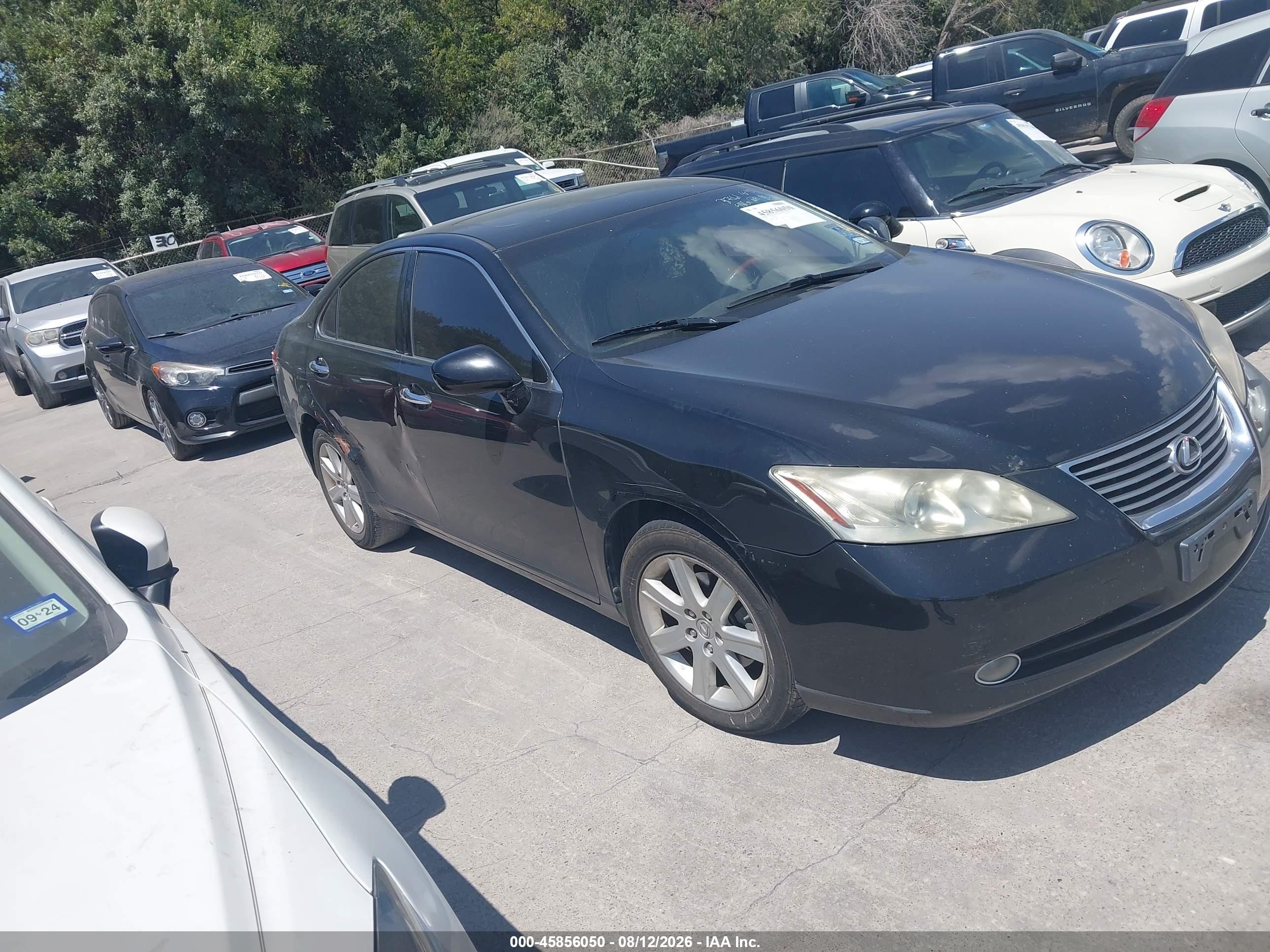 2009 Lexus Es 350   Черный vin: JTHBJ46G192317061