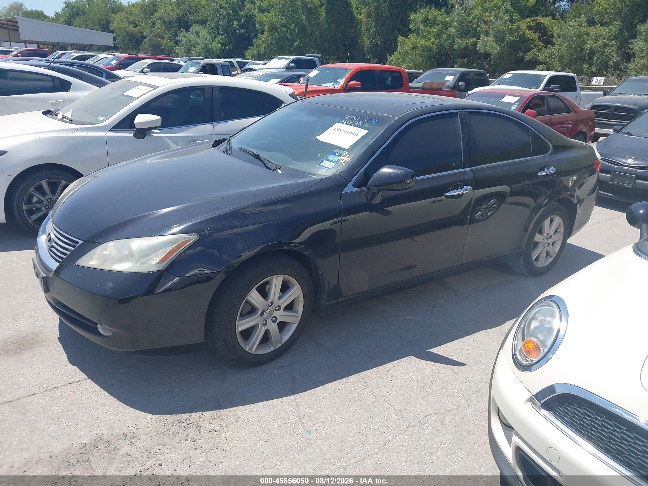 2009 Lexus Es 350   Black vin: JTHBJ46G192317061