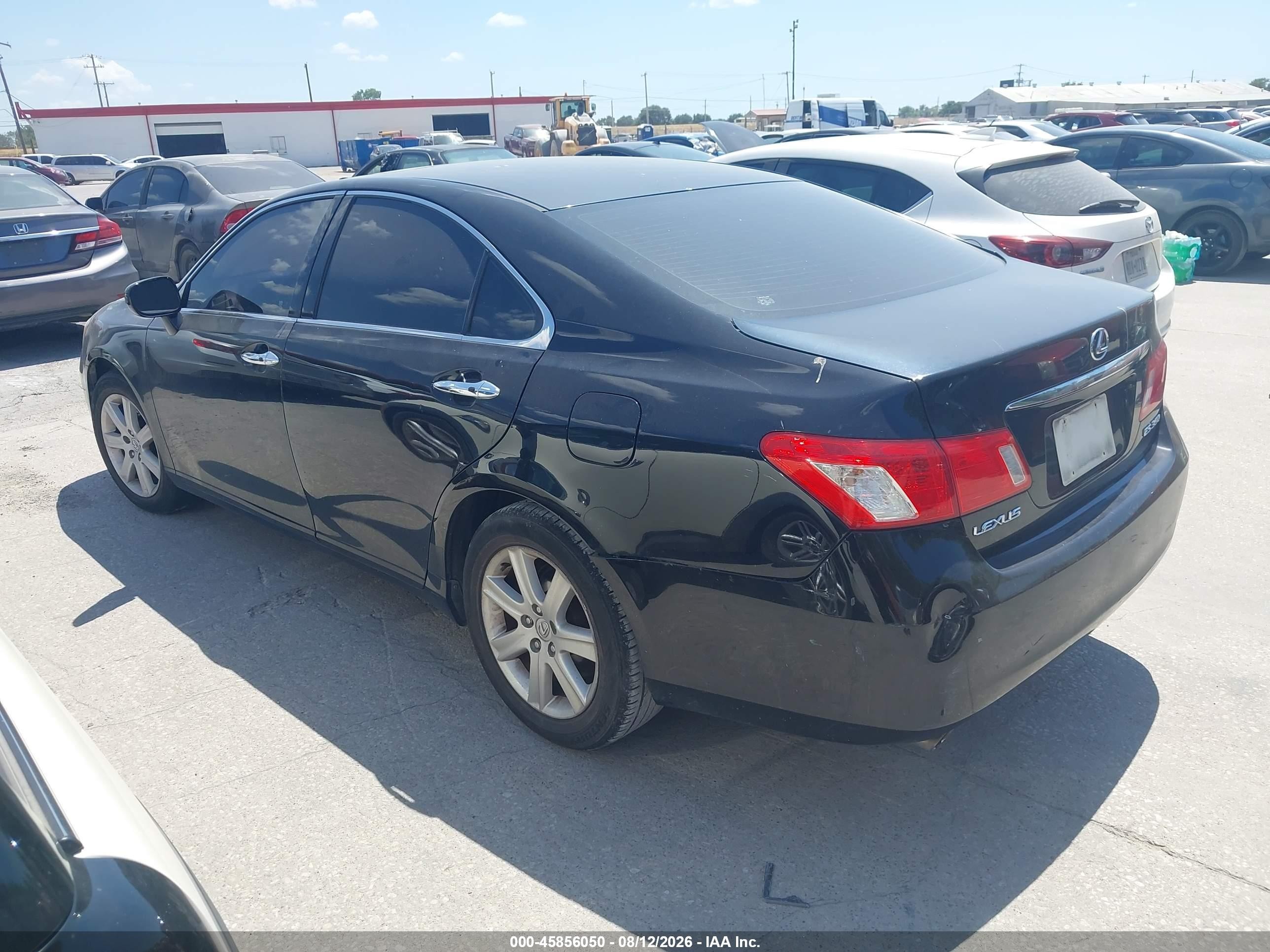 2009 Lexus Es 350   Black vin: JTHBJ46G192317061