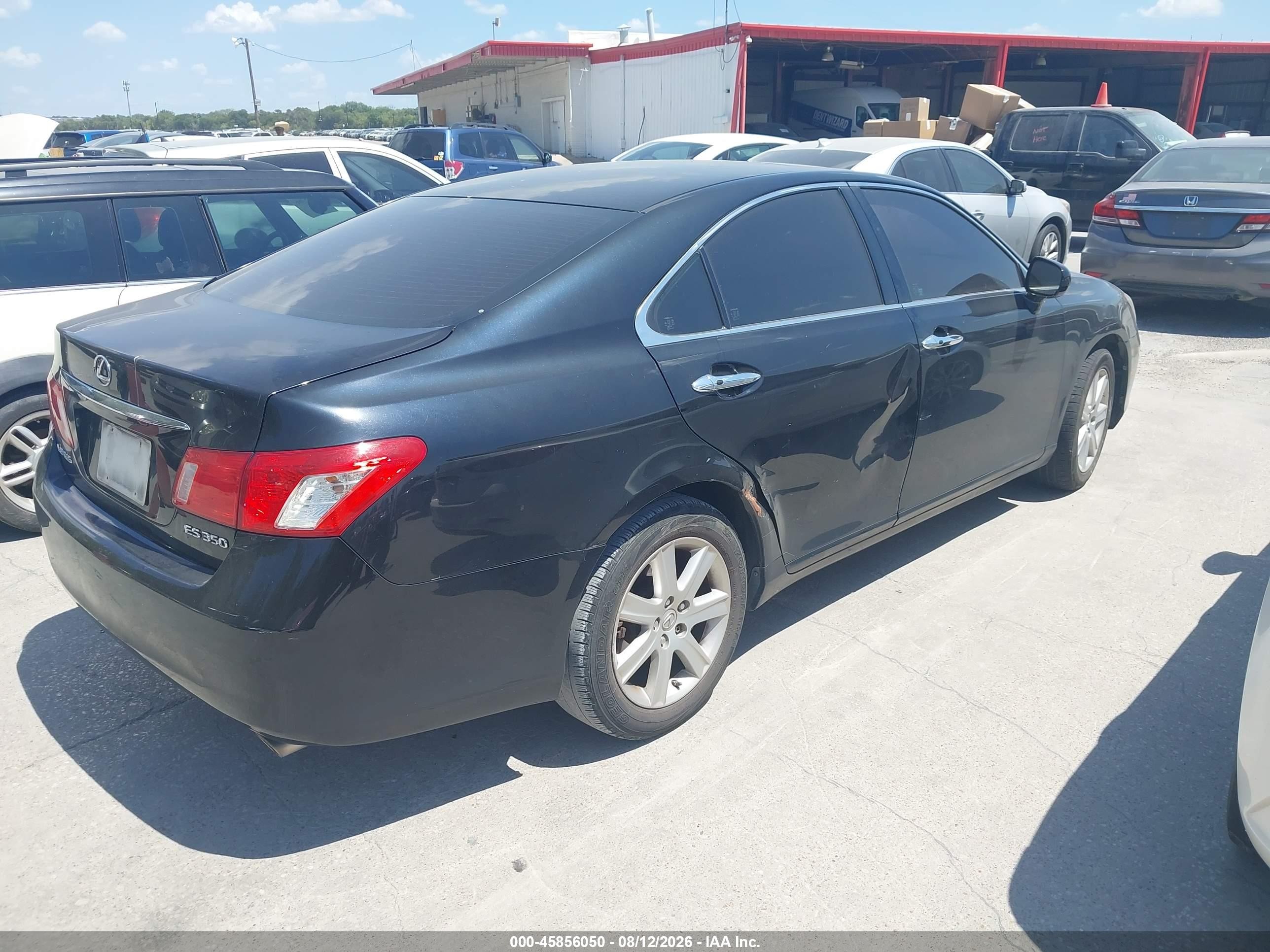 2009 Lexus Es 350   Black vin: JTHBJ46G192317061