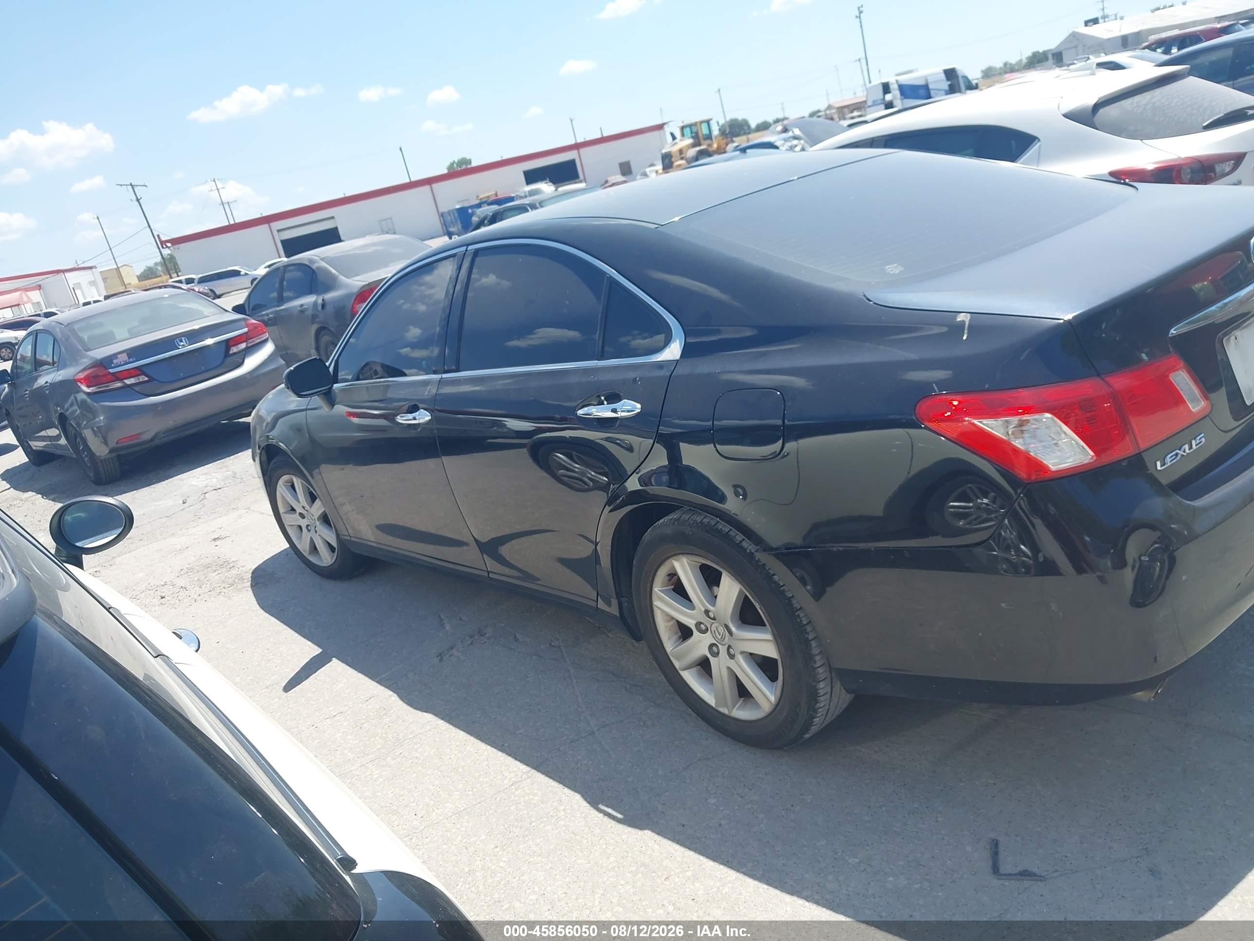 2009 Lexus Es 350   Black vin: JTHBJ46G192317061