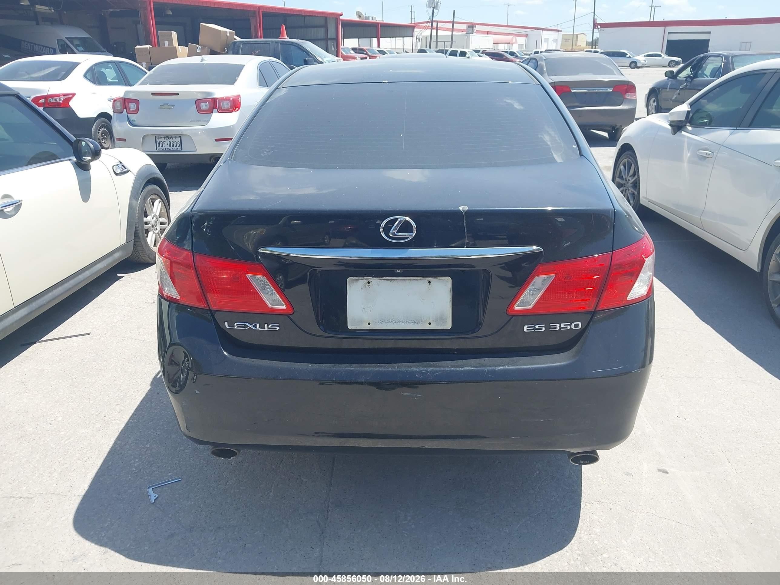 2009 Lexus Es 350   Black vin: JTHBJ46G192317061