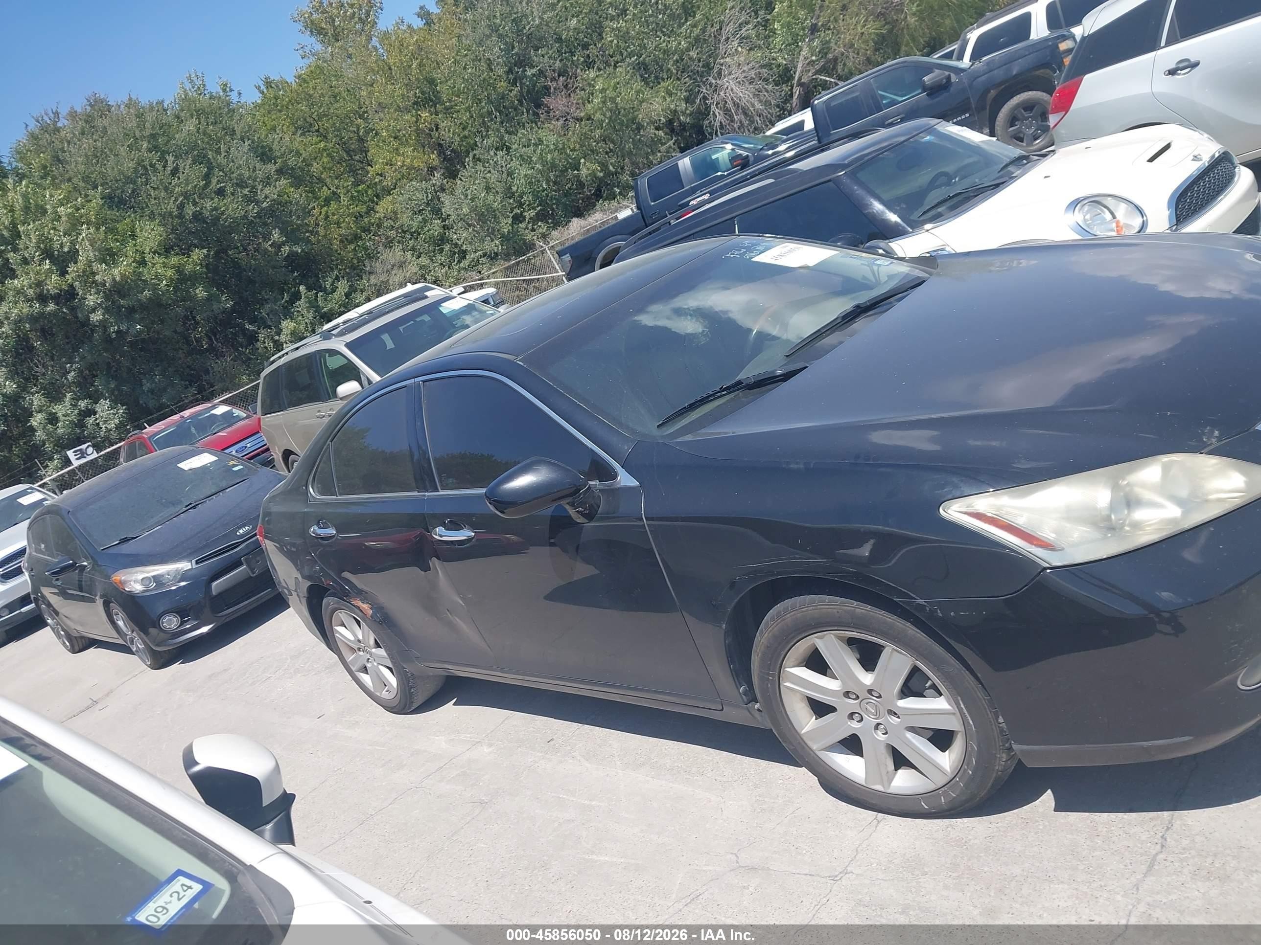 2009 Lexus Es 350   Black vin: JTHBJ46G192317061