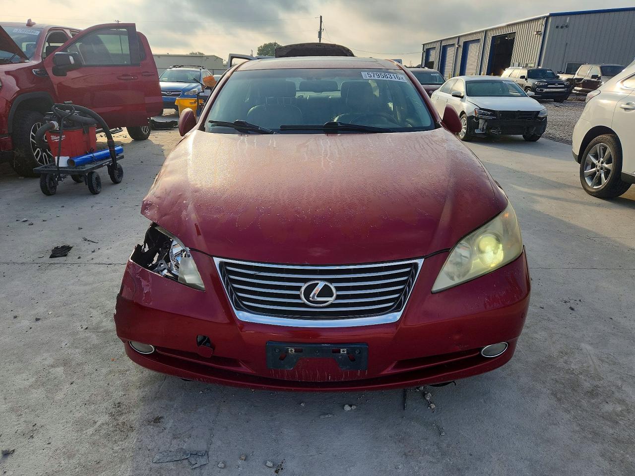 2009 Lexus Es 350 Red vin: JTHBJ46G192319652