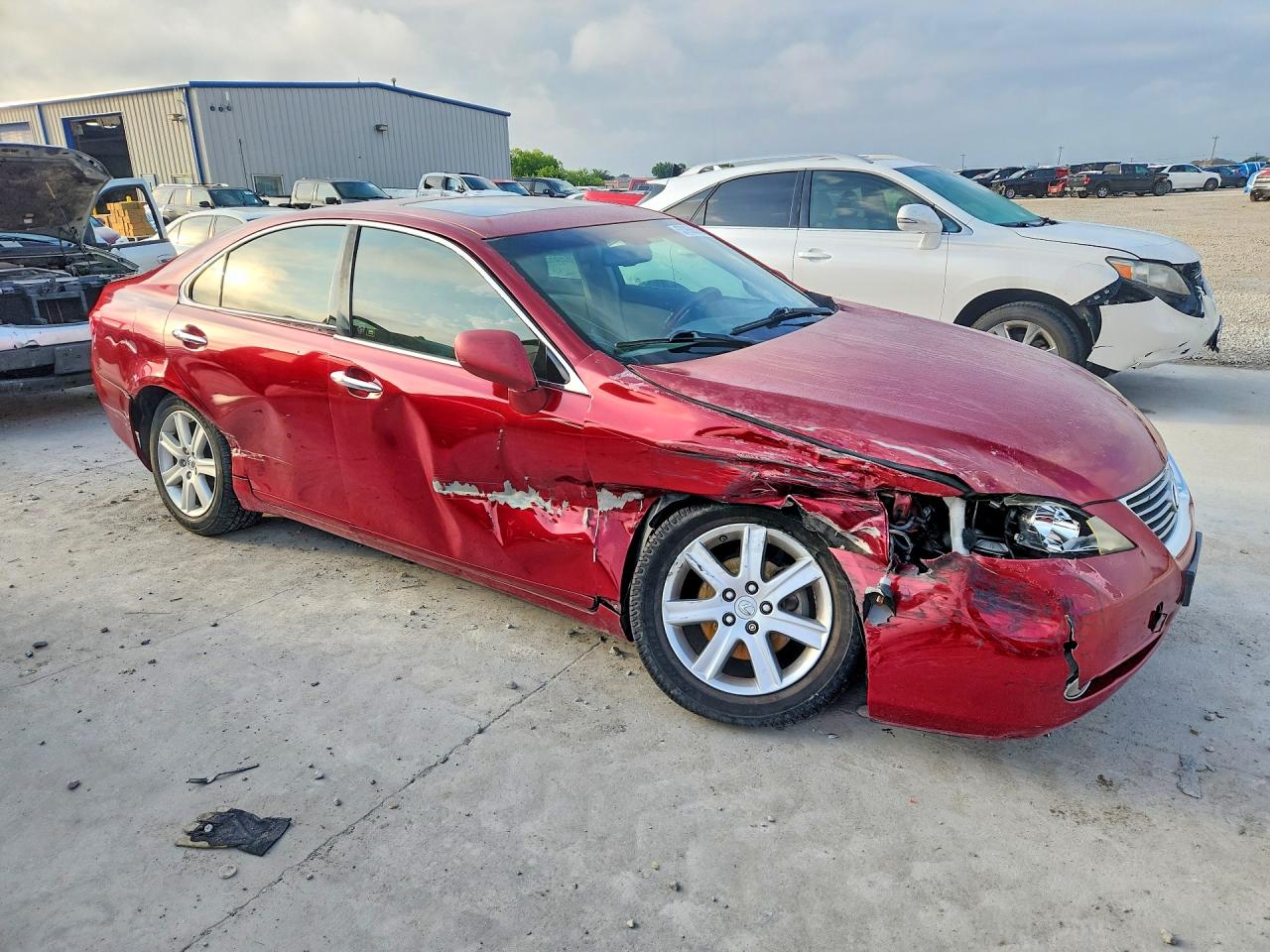 2009 Lexus Es 350 Red vin: JTHBJ46G192319652