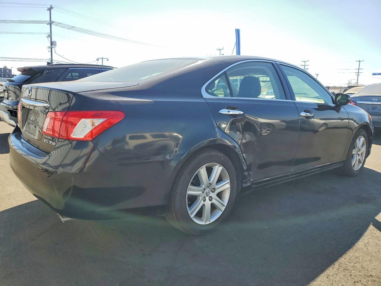 2009 Lexus Es 350 Black vin: JTHBJ46G192323541